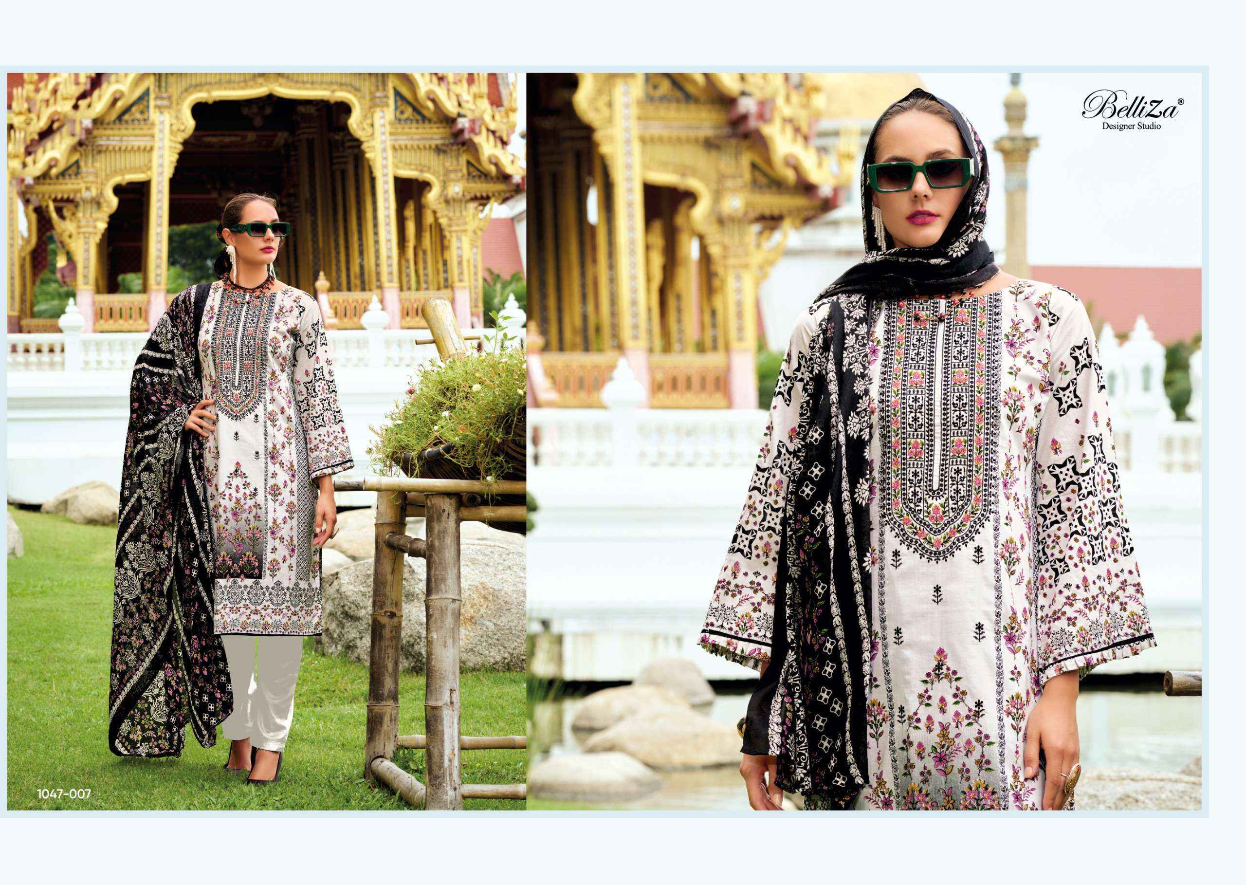 Belliza Naira Vol 108 Cotton Salwar Kameez Wholesale Rate ( 8 Pcs Catalog )
