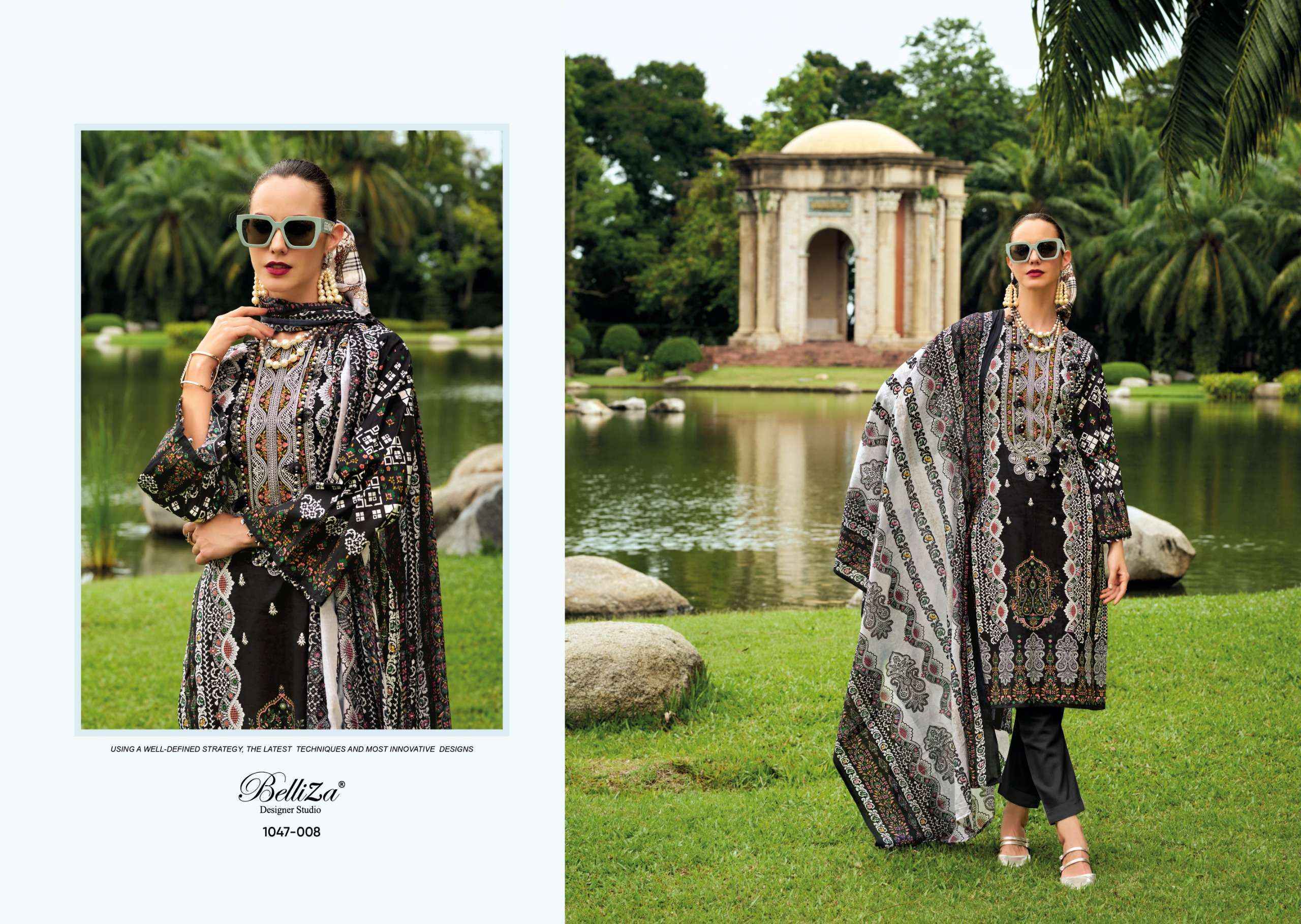 Belliza Naira Vol 108 Cotton Salwar Kameez Wholesale Rate ( 8 Pcs Catalog )