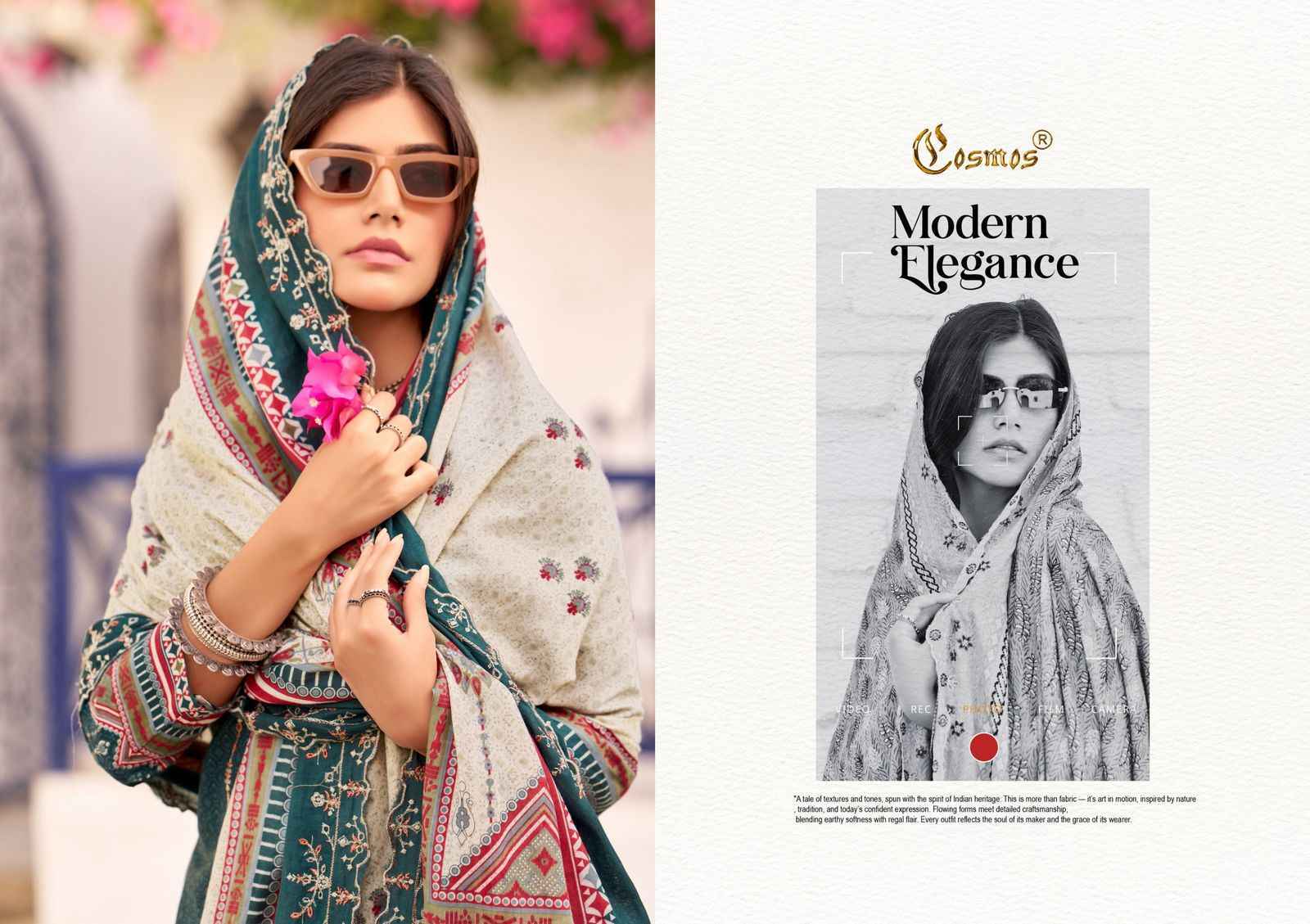 COSMOS BIN SAEED VOL -3 LAWN COTTON WITH HEAVY SELF EMBROIDERY SALWAR KAMEEZ WHOLESALE RATE ( 8 PCS CATALOG )