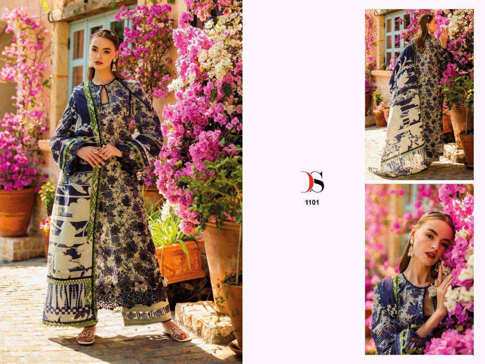 Deepsy suits Elaf Chikankari Premium Lawn-26 Cotton Dress Material (7 pcs Catalogue)