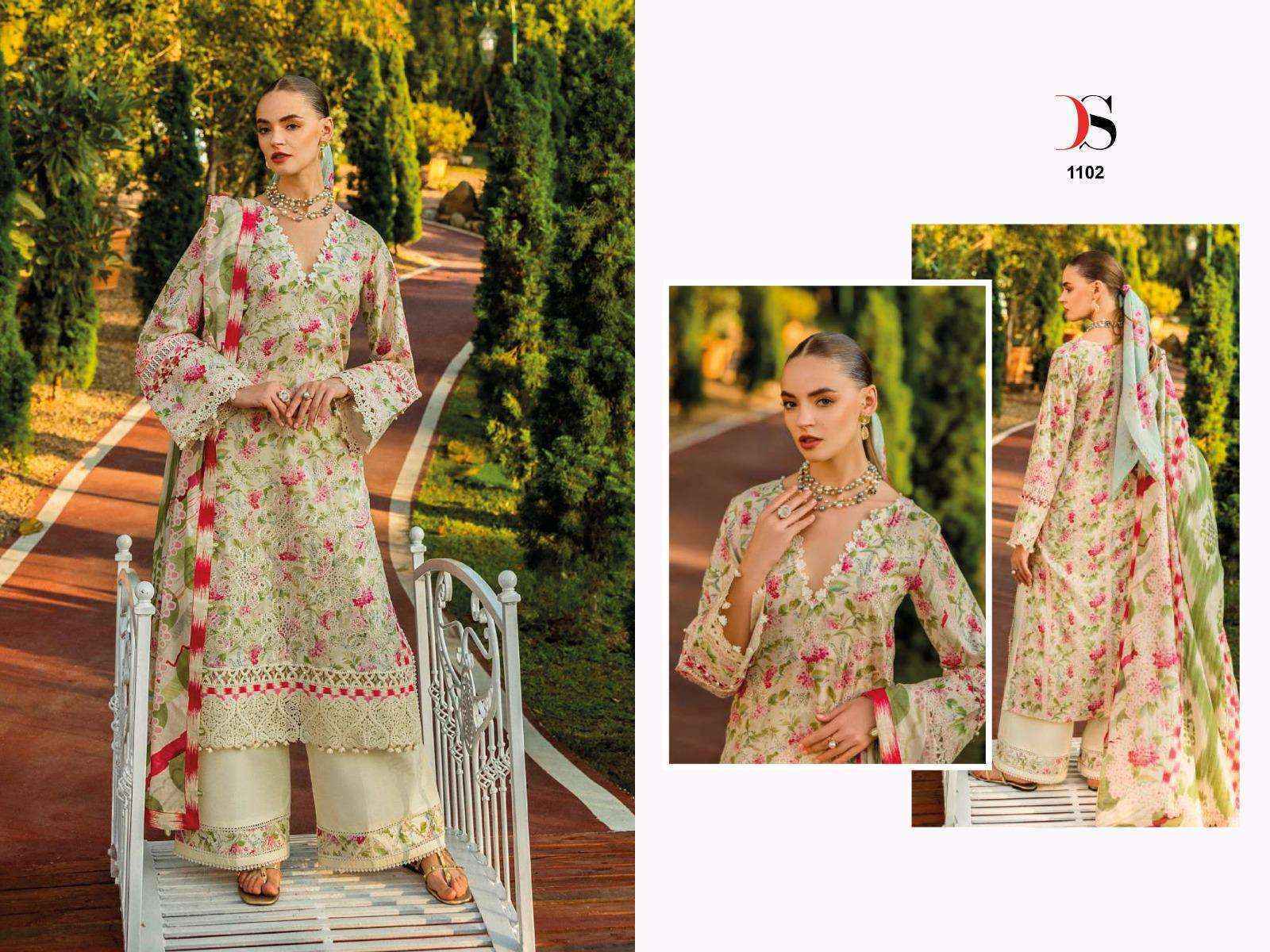 Deepsy suits Elaf Chikankari Premium Lawn-26 Cotton Dress Material (7 pcs Catalogue)