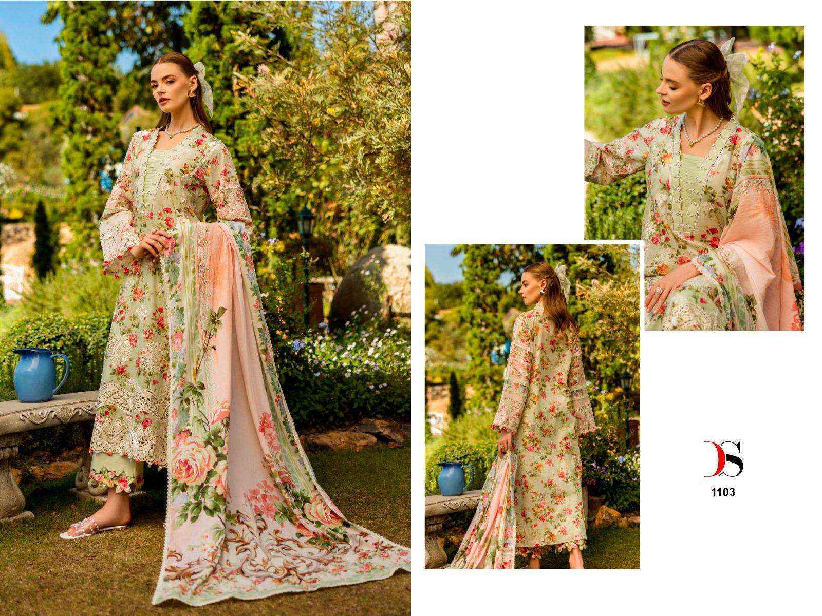 Deepsy suits Elaf Chikankari Premium Lawn-26 Cotton Dress Material (7 pcs Catalogue)