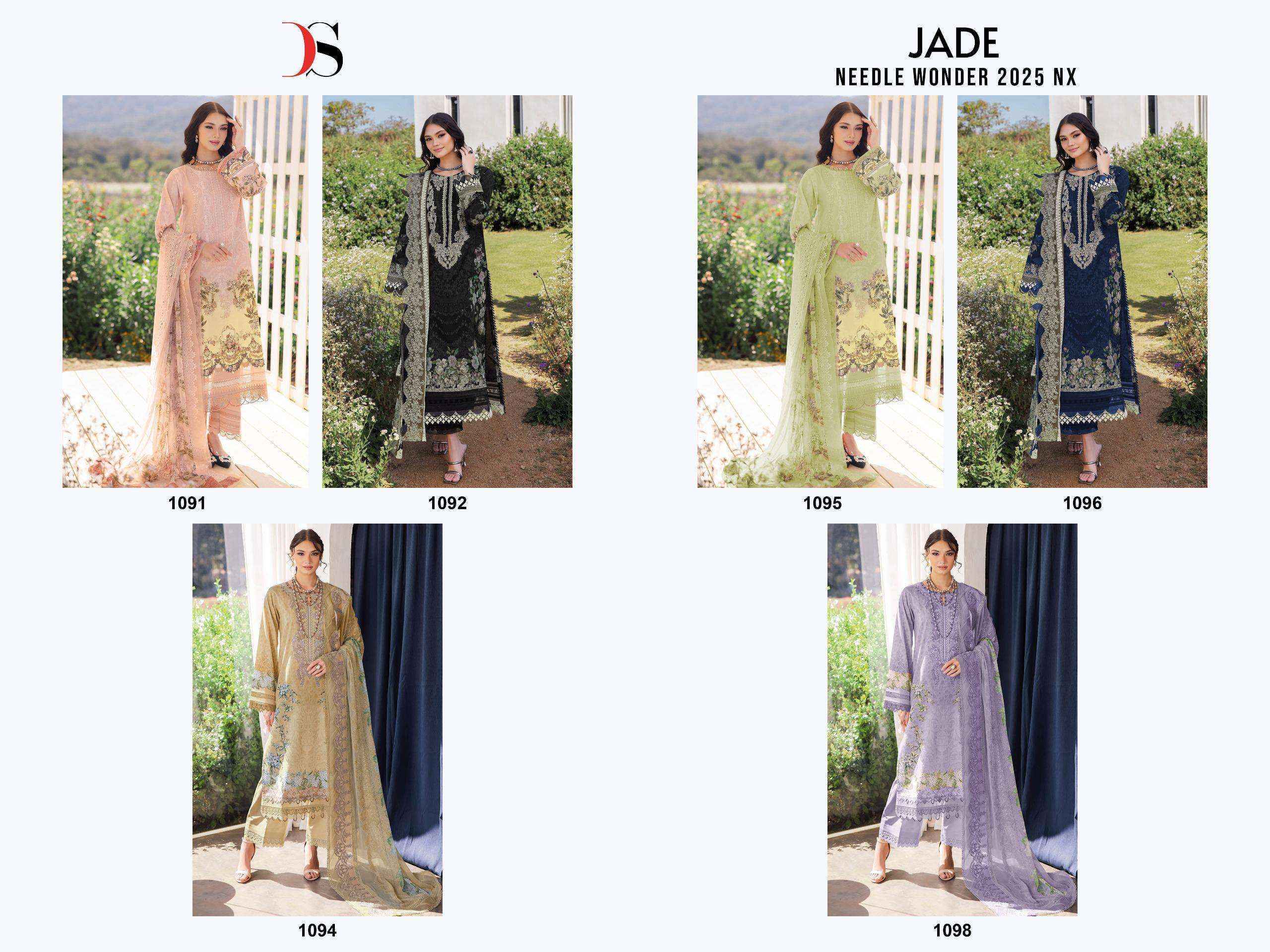 Deepsy Suits Jade Needle Wonder 2025 Nx Cotton Dress Material - Wholesale Factory (  6 pcs Catalogue )