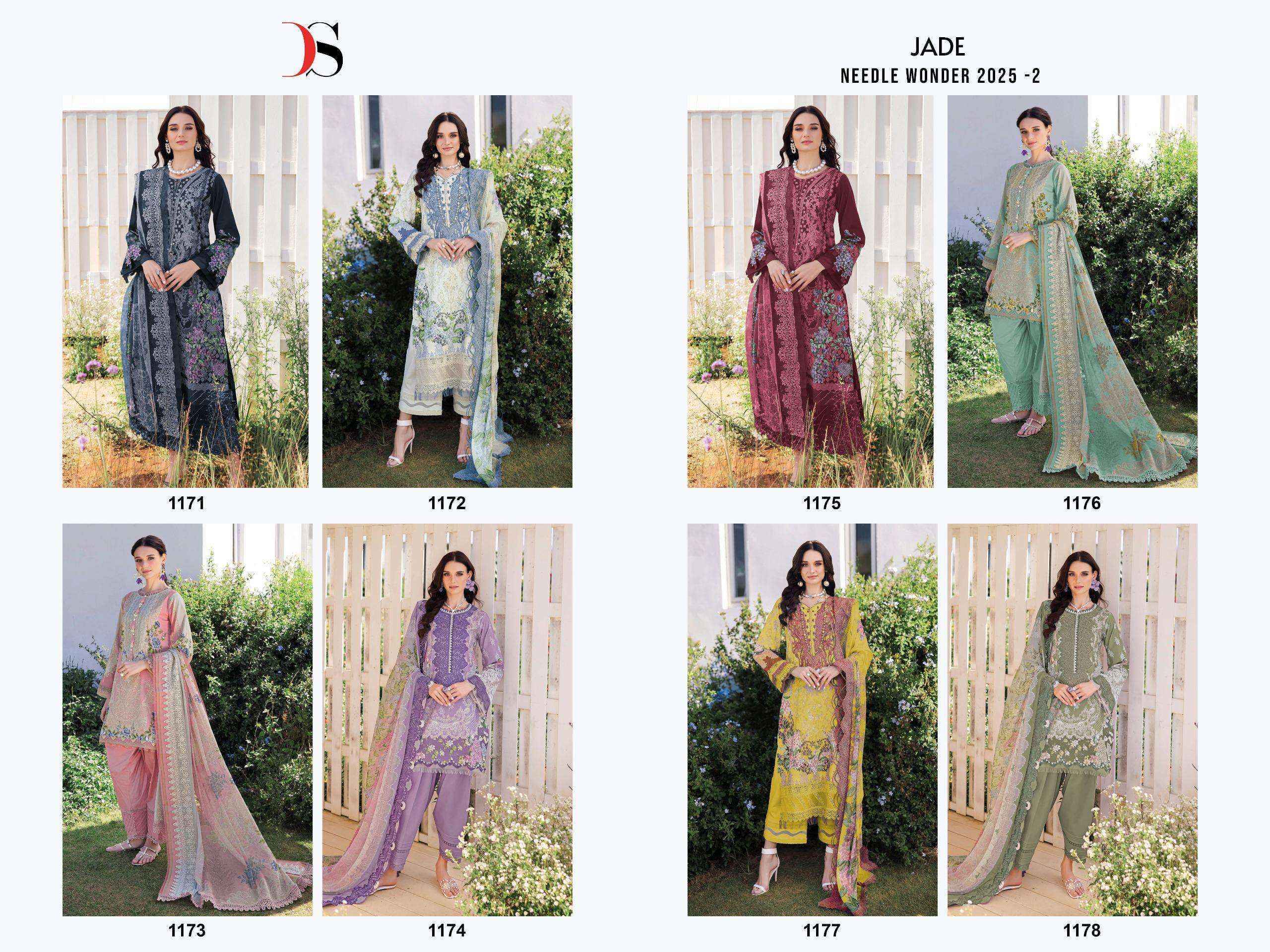 Deepsy Suits Jade Needle Wonder 2025 Vol 2 Cotton Dress Material ( 8 pcs Catalogue )
