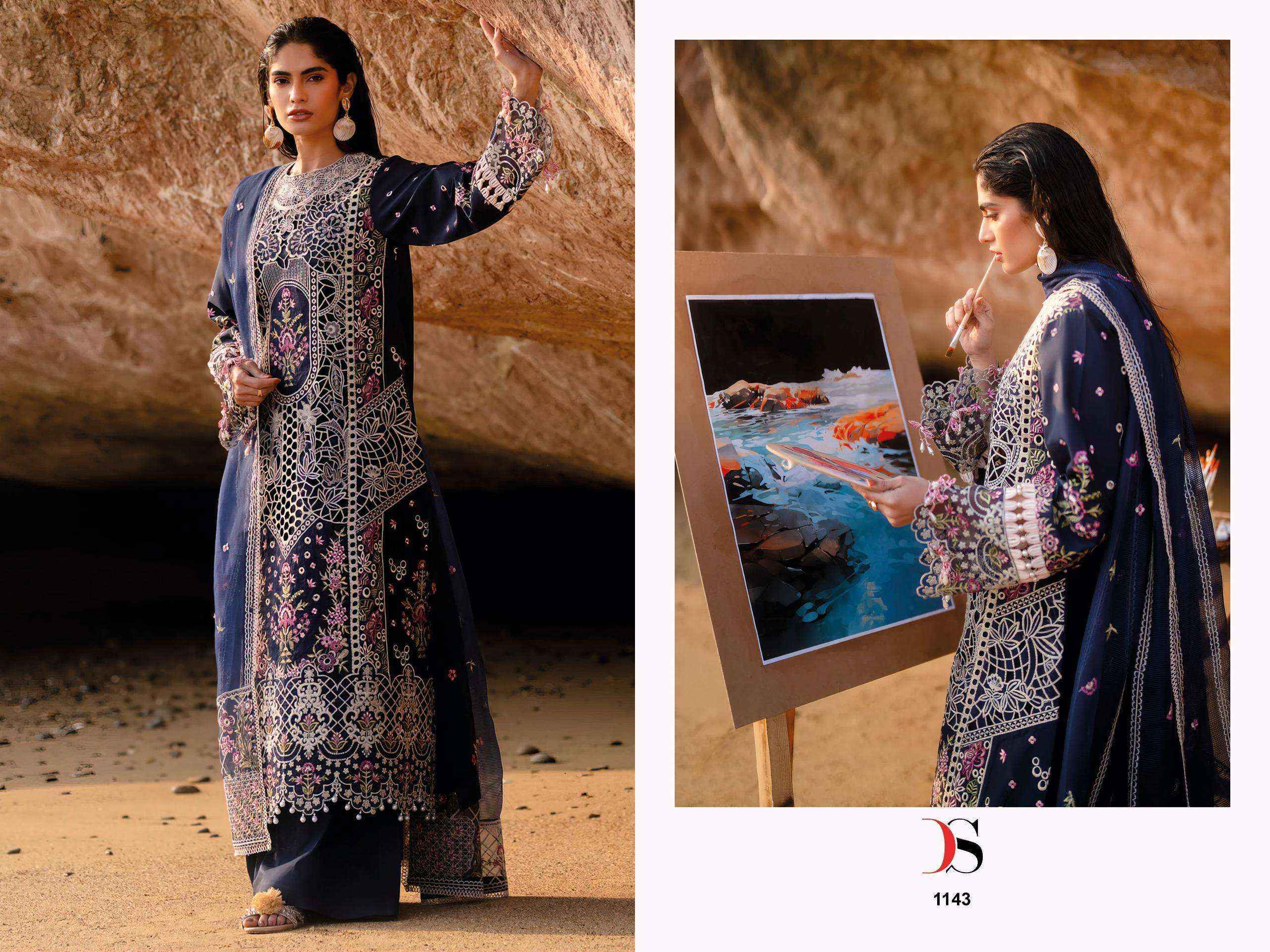 Deepsy Suits Sirene Luxury Lawn 25 Cotton Dress Material - Wholesale Factory ( 6 pcs Catalogue )