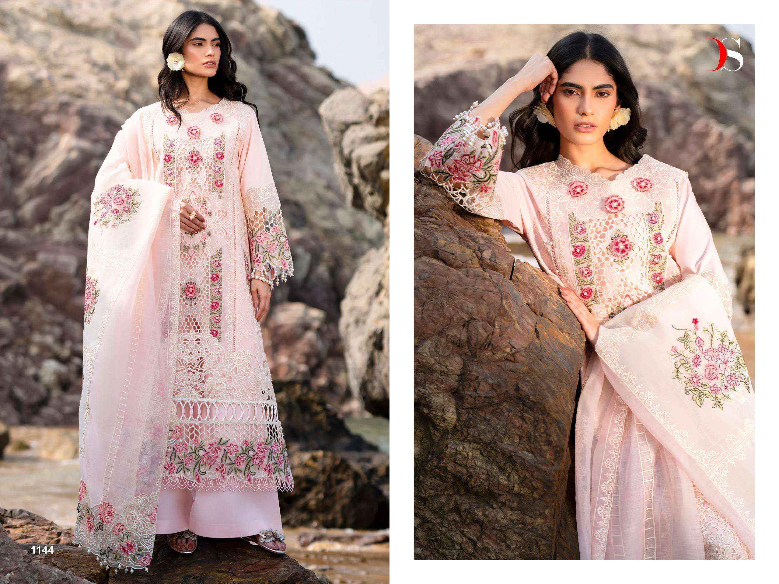 Deepsy Suits Sirene Luxury Lawn 25 Cotton Dress Material - Wholesale Factory ( 6 pcs Catalogue )