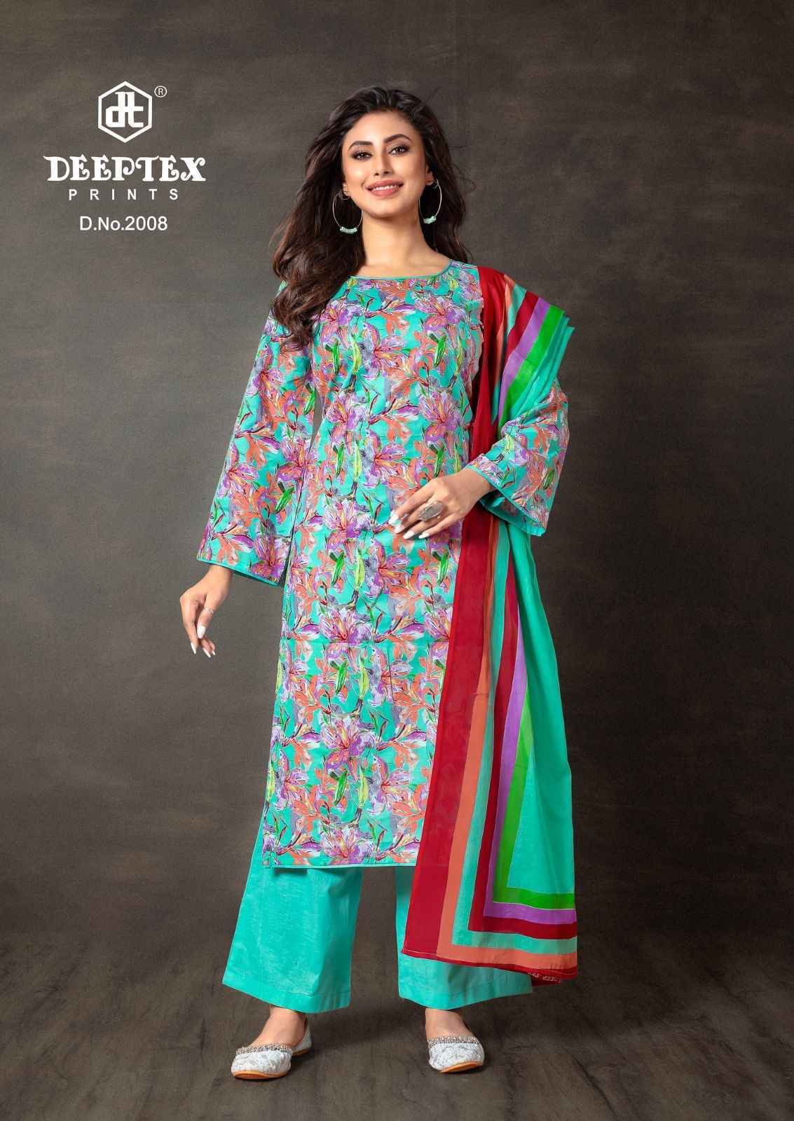 Deeptex Aalia Afreen Vol 2 Lawn Cotton Dress Material New Catalog ( 8 pcs Catalogue )