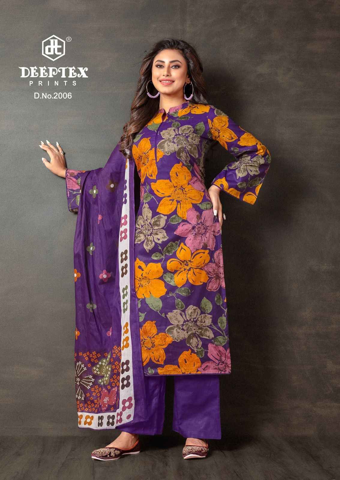 Deeptex Aalia Afreen Vol 2 Lawn Cotton Dress Material New Catalog ( 8 pcs Catalogue )