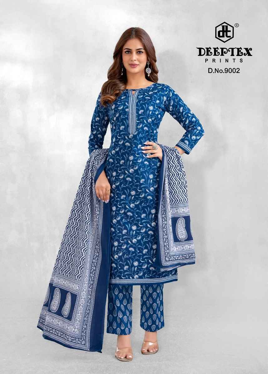 DEEPTEX AALIZA VOL-9 PURE COTTON PRINTED DRESS MATERIAL AT WHOLESALE PRICE ( 10 PCS CATALOG )