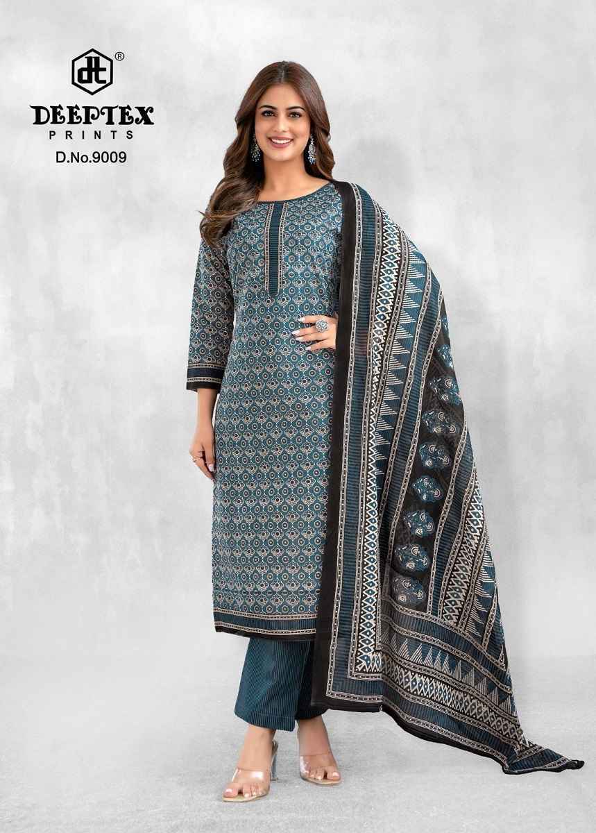DEEPTEX AALIZA VOL-9 PURE COTTON PRINTED DRESS MATERIAL AT WHOLESALE PRICE ( 10 PCS CATALOG )