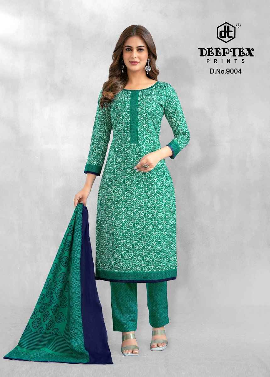 DEEPTEX AALIZA VOL-9 PURE COTTON PRINTED DRESS MATERIAL AT WHOLESALE PRICE ( 10 PCS CATALOG )