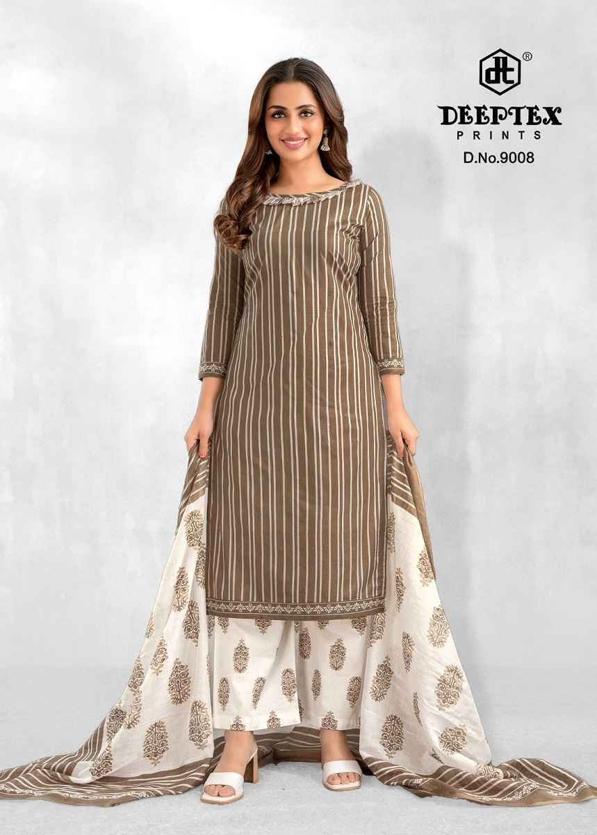 DEEPTEX AALIZA VOL-9 PURE COTTON PRINTED DRESS MATERIAL AT WHOLESALE PRICE ( 10 PCS CATALOG )