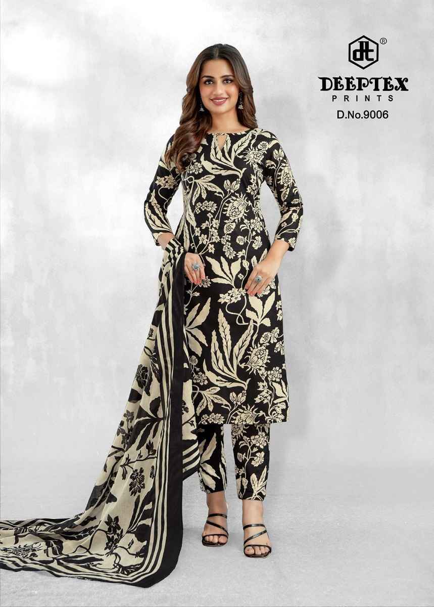 DEEPTEX AALIZA VOL-9 PURE COTTON PRINTED DRESS MATERIAL AT WHOLESALE PRICE ( 10 PCS CATALOG )