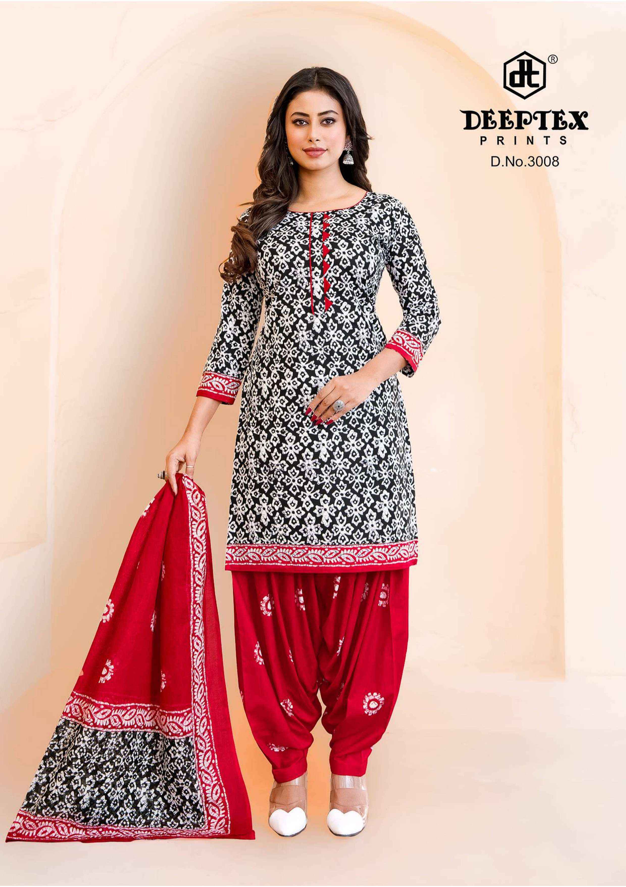 Deeptex Prints Batik Plus Vol 30 Cotton Patiyala Salwar Suits Online shopping ( 10 pcs Catalogue )