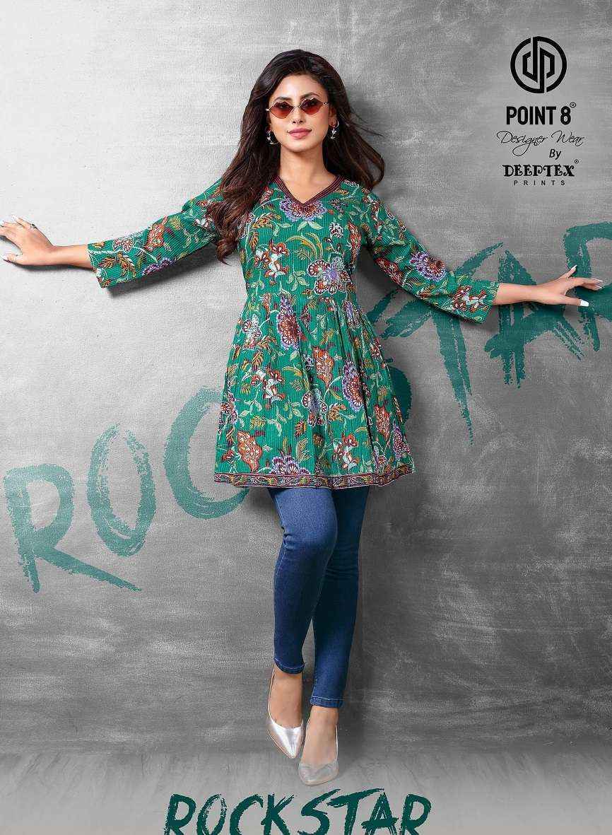 Deeptex Rockstar Cotton Top Wholesale Rate ( 10 Pcs Catalog )