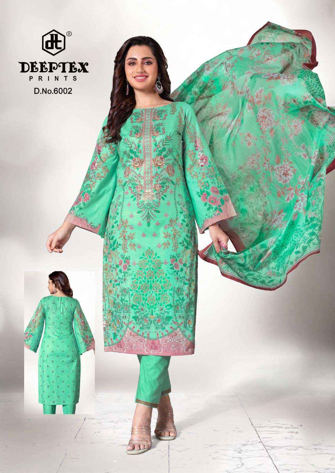 Deeptex Roohi Zara Vol 6 Lawn Cotton Salwar Kameez Wholesale Rate ( 8 Pcs Catalog )