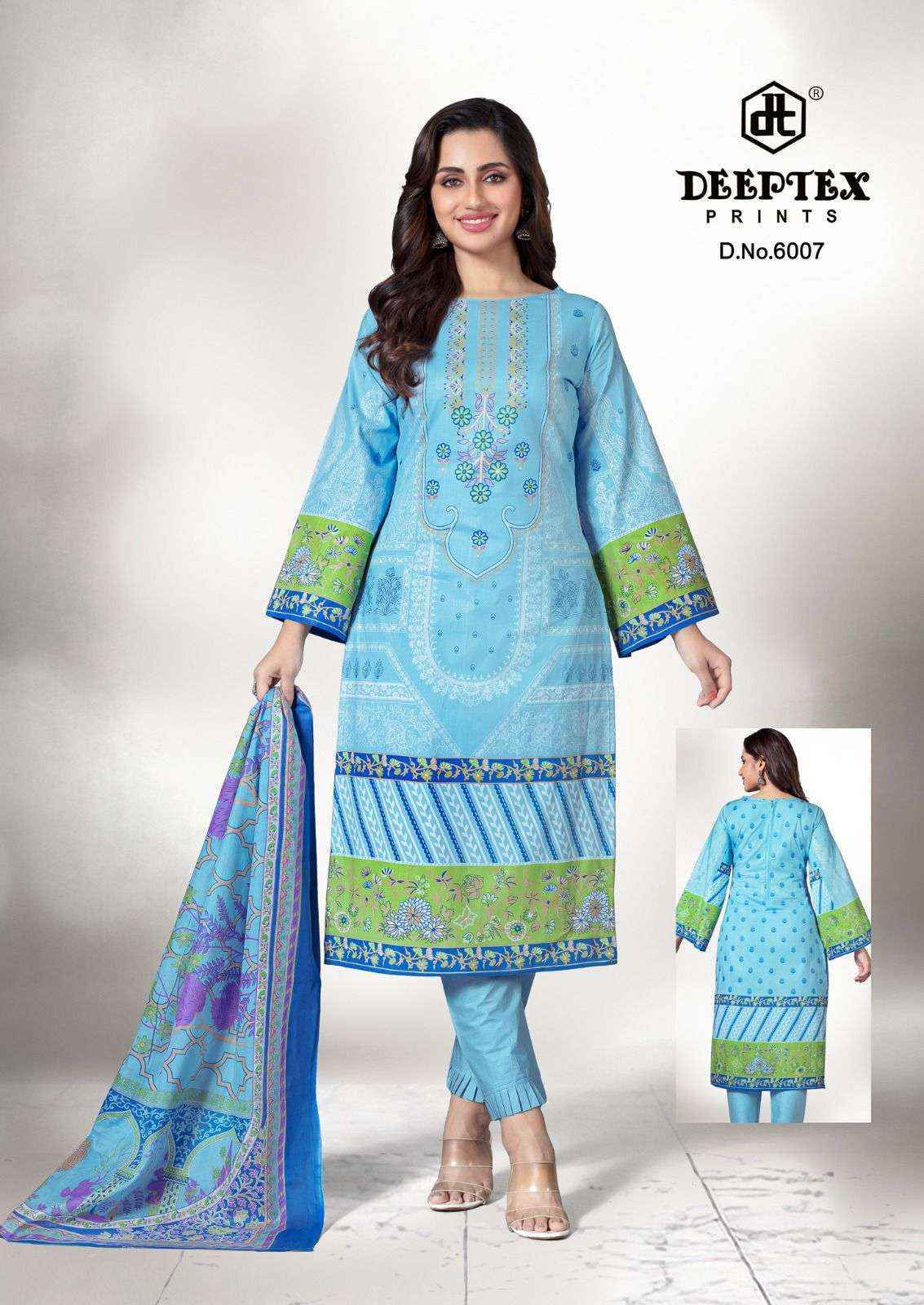 Deeptex Roohi Zara Vol 6 Lawn Cotton Salwar Kameez Wholesale Rate ( 8 Pcs Catalog )