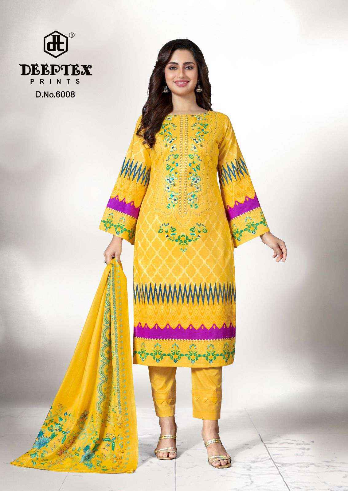 Deeptex Roohi Zara Vol 6 Lawn Cotton Salwar Kameez Wholesale Rate ( 8 Pcs Catalog )