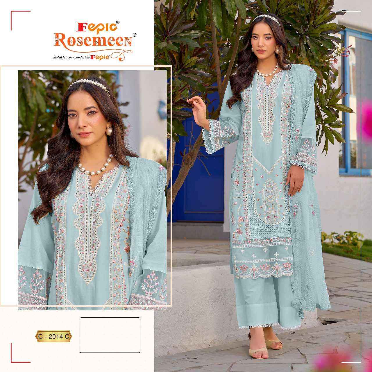 Fepic C 2014 Colors Pakistani Suit Salwar Kameez Wholesale Rate ( 3 Pcs Catalog )
