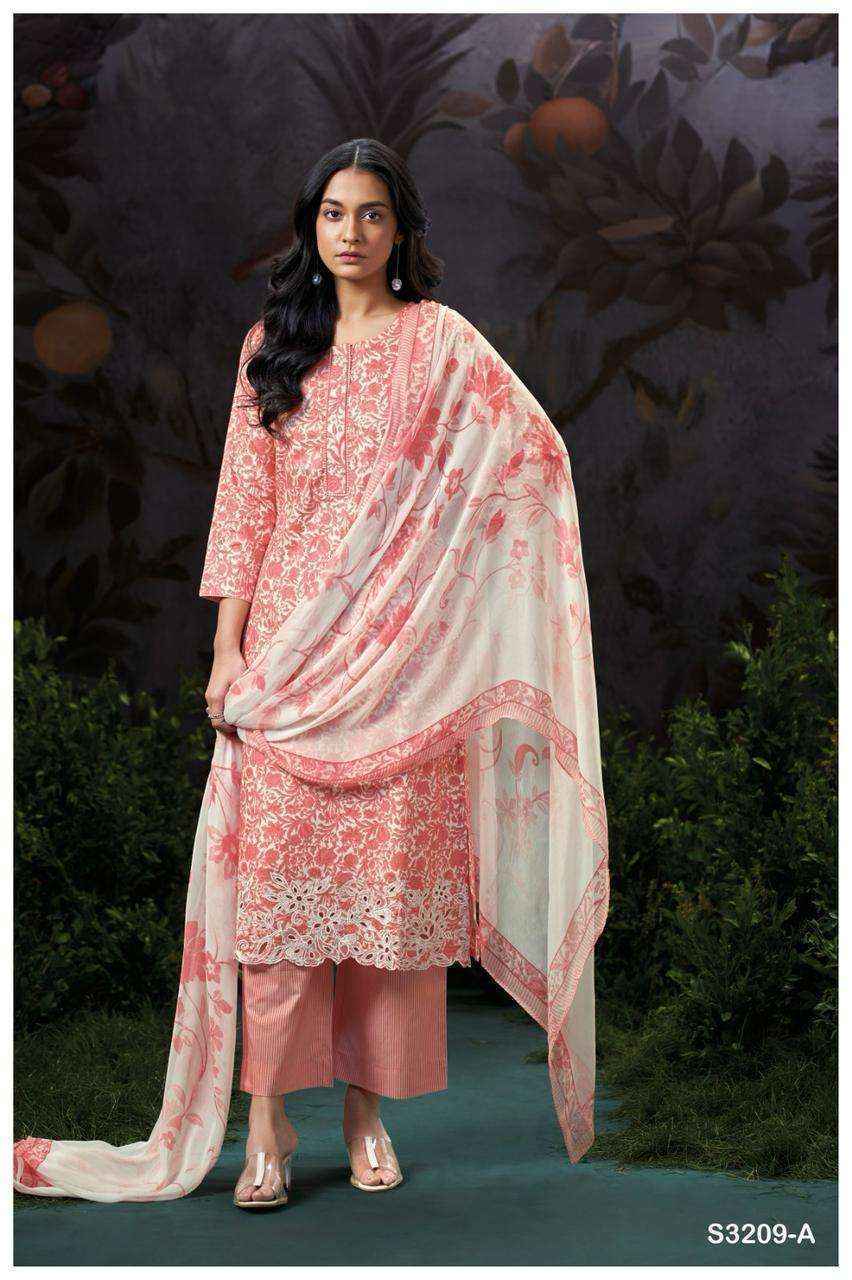 Ganga Avari 3209 Cotton Salwar Kameez Wholesale Rate ( 4 Pcs Catalog )