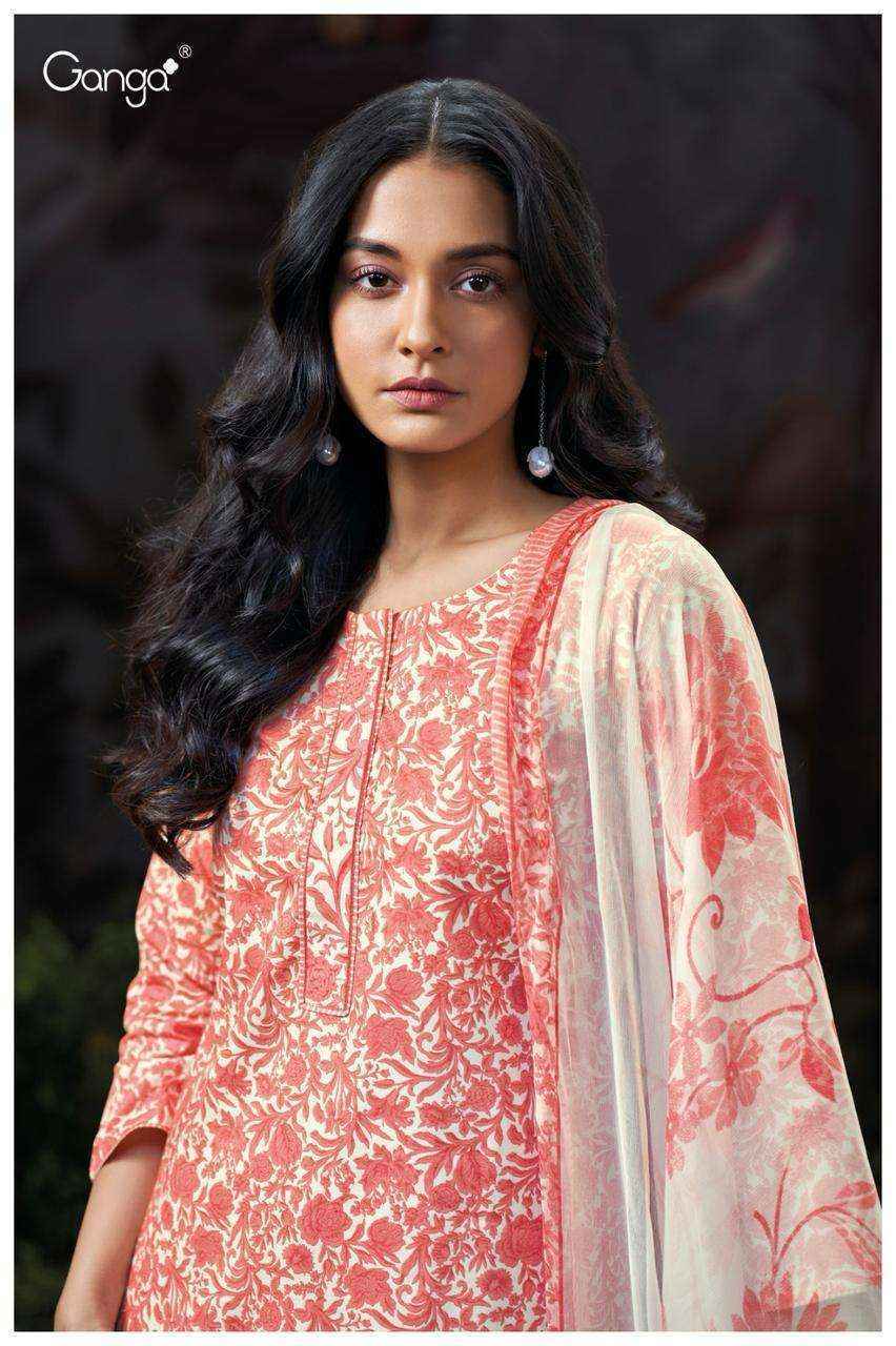 Ganga Avari 3209 Cotton Salwar Kameez Wholesale Rate ( 4 Pcs Catalog )