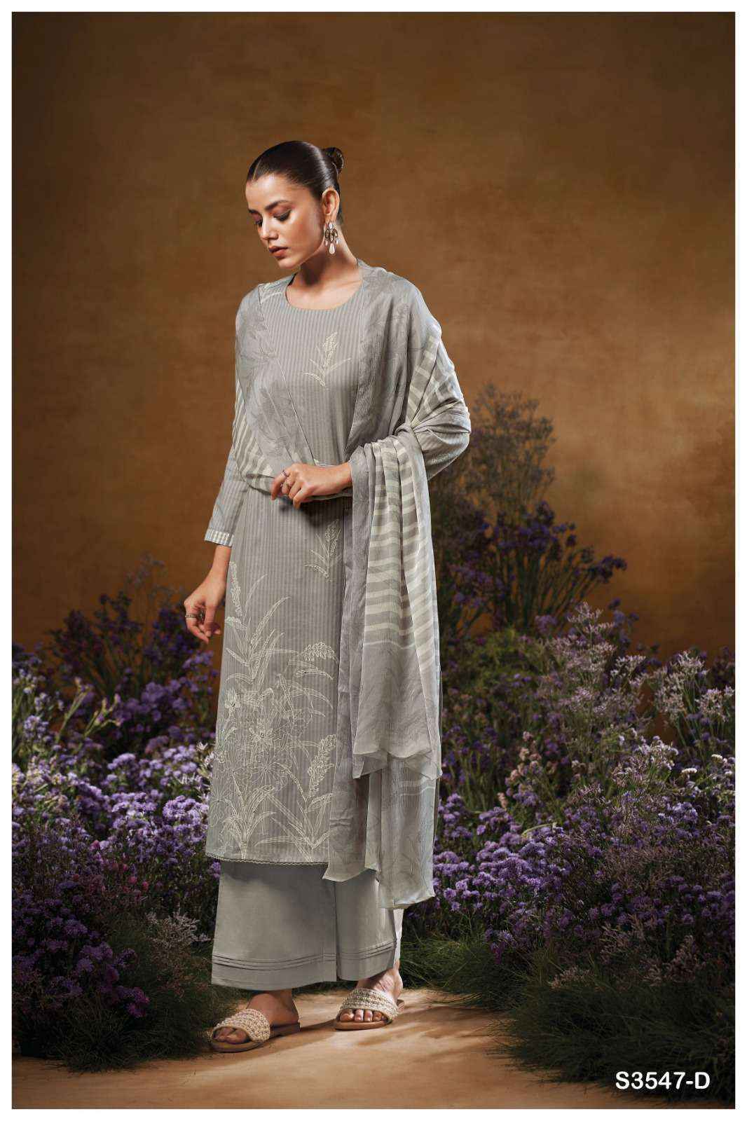Ganga Jace 3547 Cotton Salwar Kameez Wholesale Rate ( 4 Pcs Catalog )