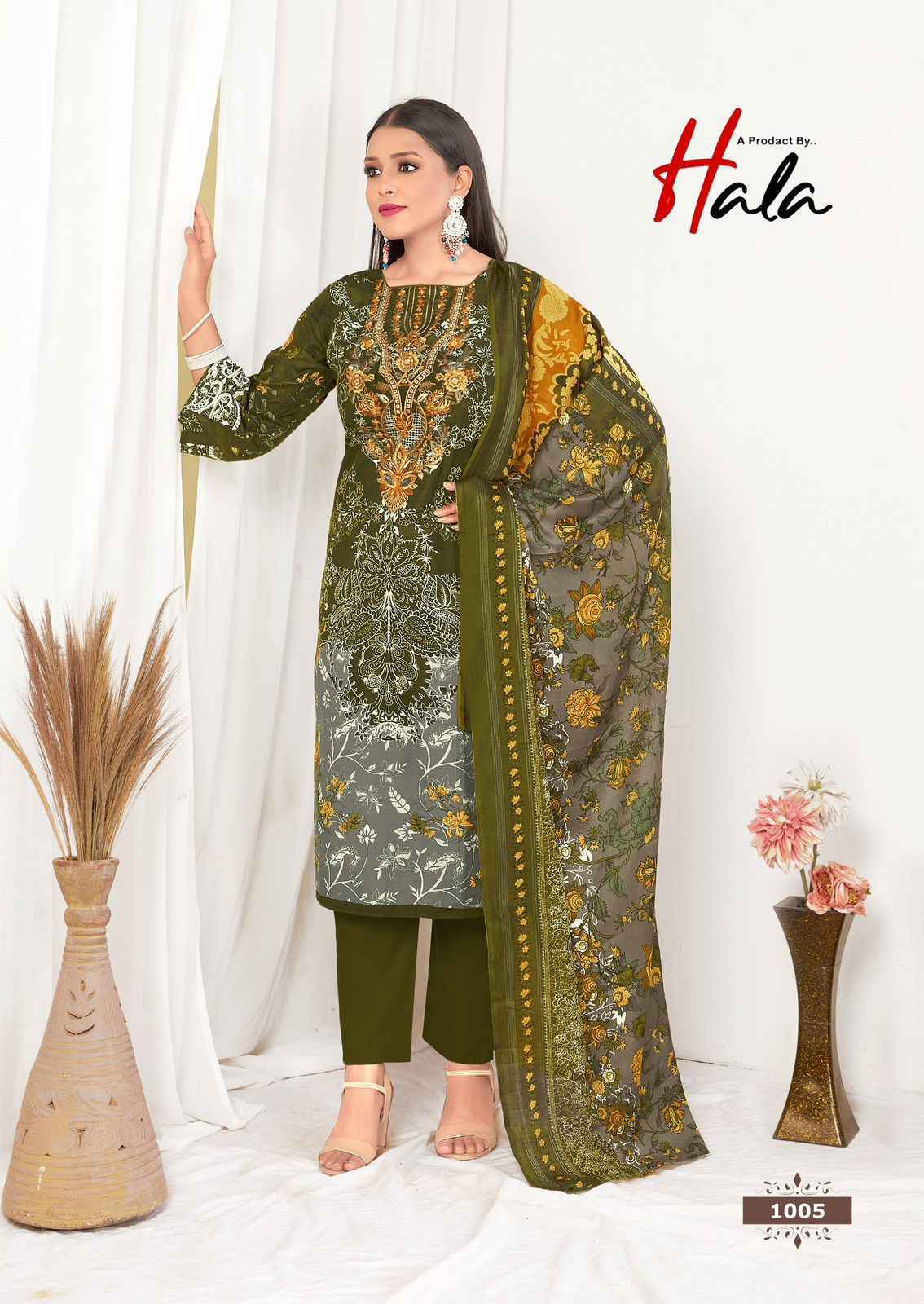 Hala Aayat Vol 1 Cotton Salwar Kameez Wholesale Rate ( 8 Pcs Catalog )