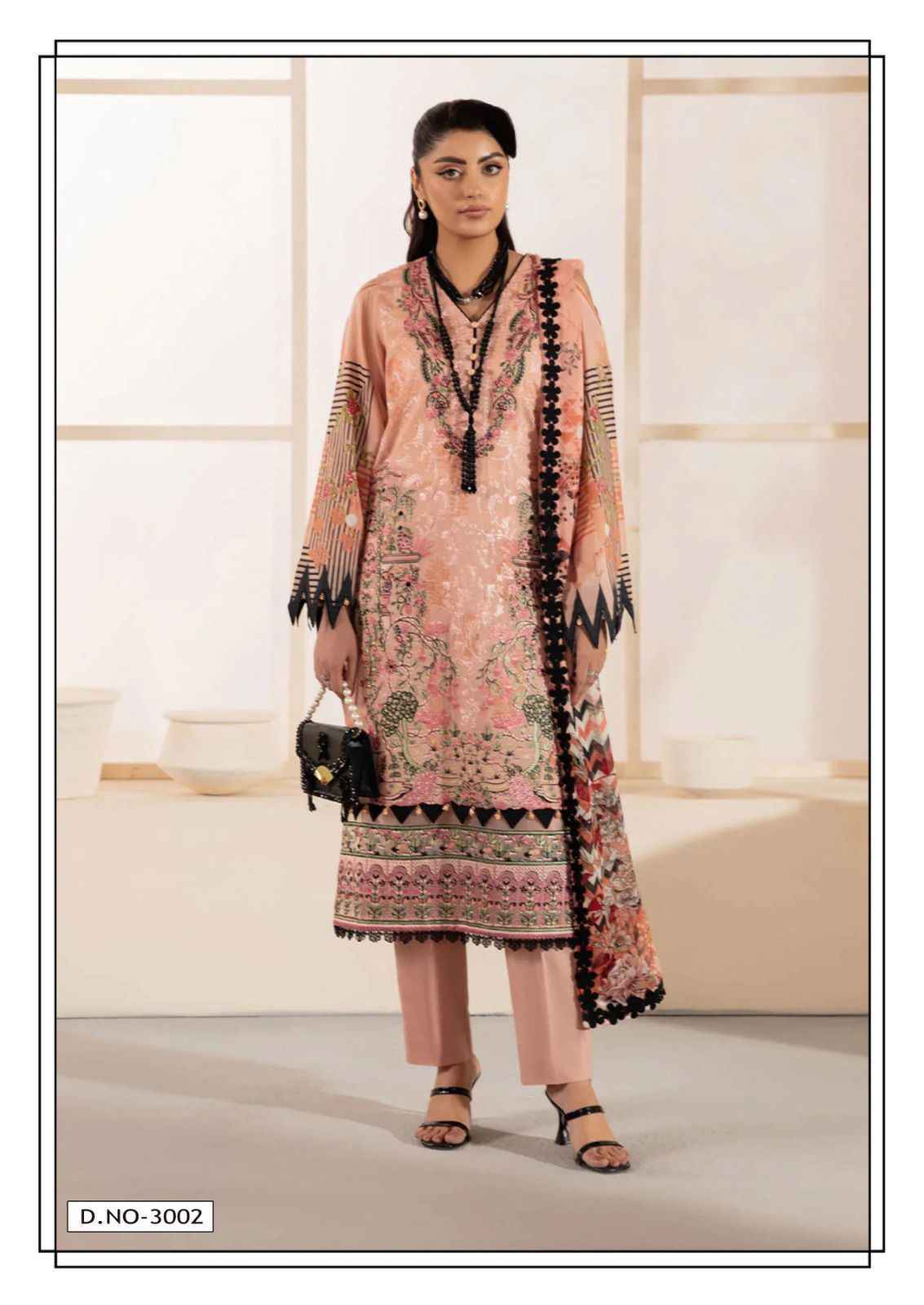 Hala Alara Vol 3 Lawn Cotton Pakistani Dress Material Wholesale Surat ( 6 pcs Catalogue )
