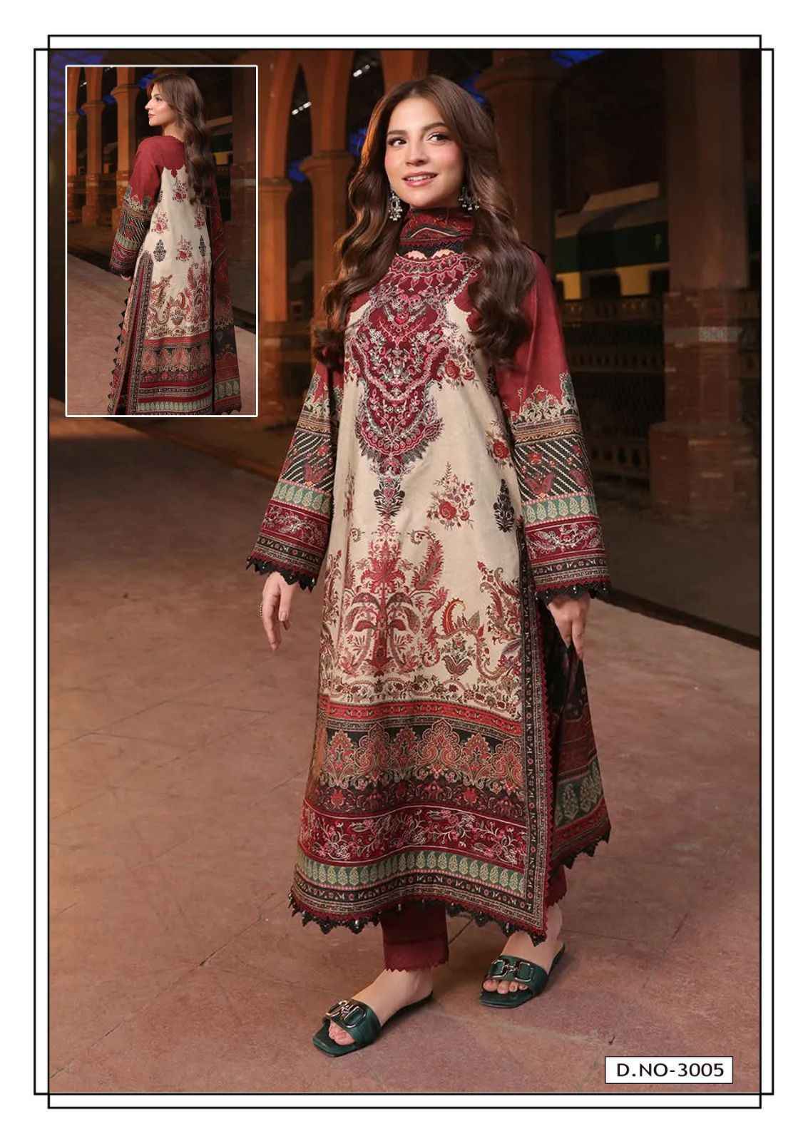 Hala Alara Vol 3 Lawn Cotton Pakistani Dress Material Wholesale Surat ( 6 pcs Catalogue )