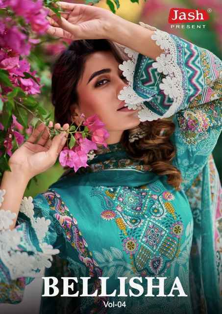 Jash Bellisha Vol 4 Cotton Dress Material - New Catalog ( 10 pcs Catalogue )