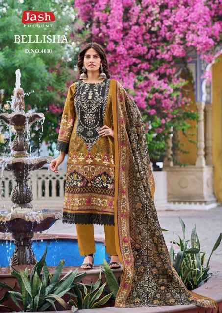 Jash Bellisha Vol 4 Cotton Dress Material - New Catalog ( 10 pcs Catalogue )