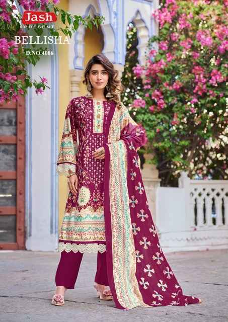 Jash Bellisha Vol 4 Cotton Dress Material - New Catalog ( 10 pcs Catalogue )
