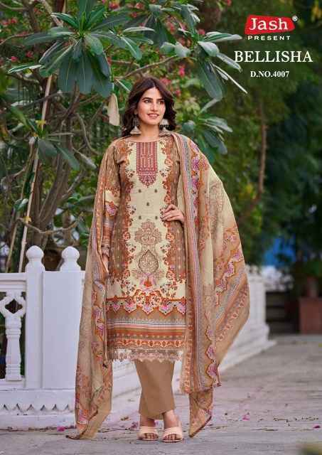 Jash Bellisha Vol 4 Cotton Dress Material - New Catalog ( 10 pcs Catalogue )