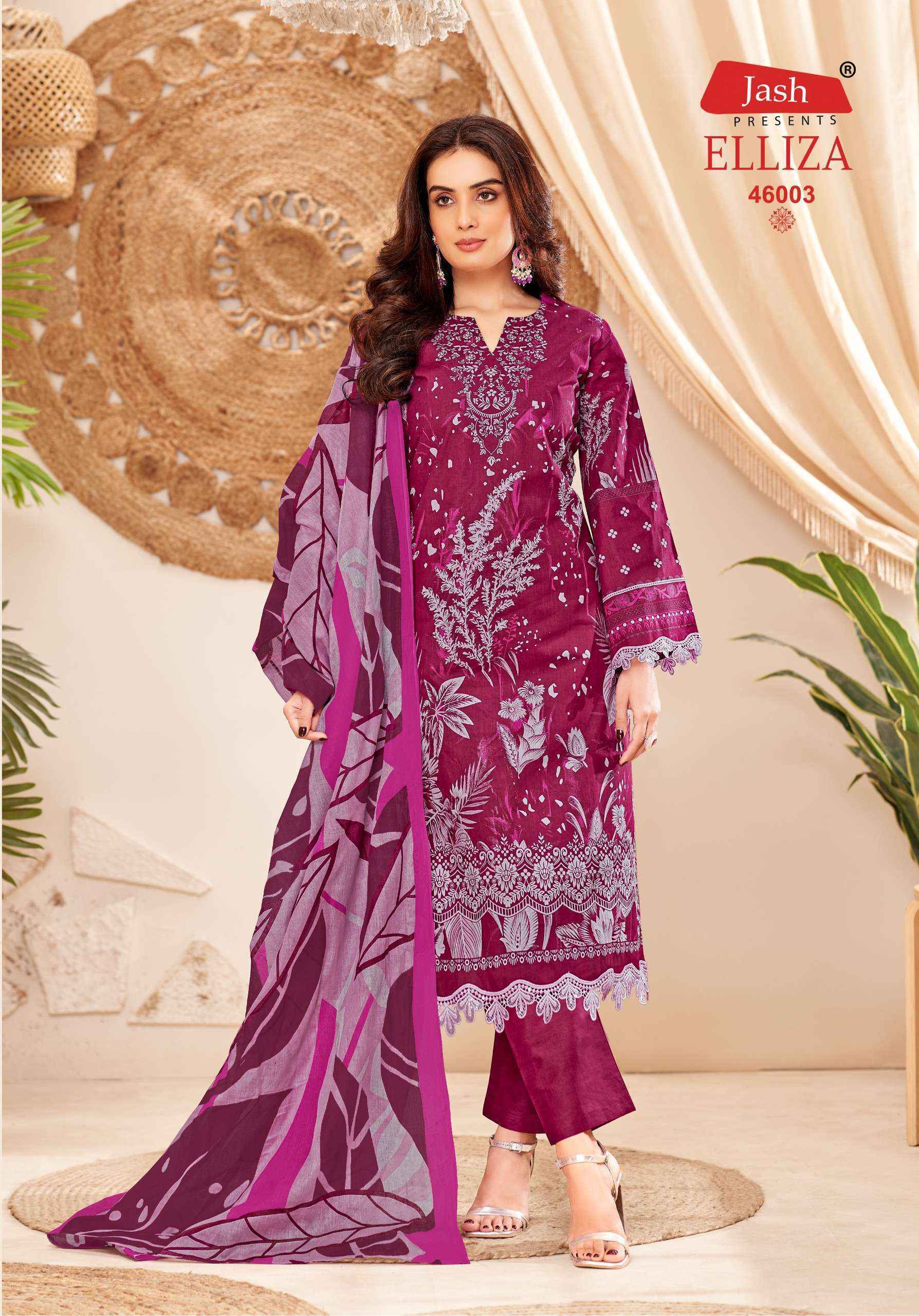 Jash cotton Elliza Vol 46 Cotton Dress Material Wholesale Price ( 10 pcs Catalogue )