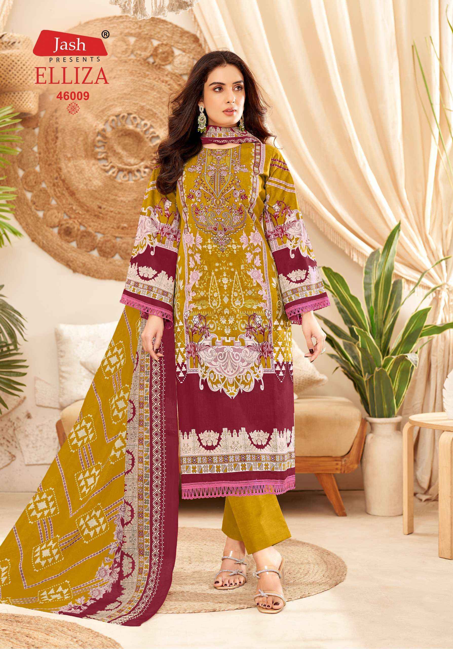 Jash cotton Elliza Vol 46 Cotton Dress Material Wholesale Price ( 10 pcs Catalogue )
