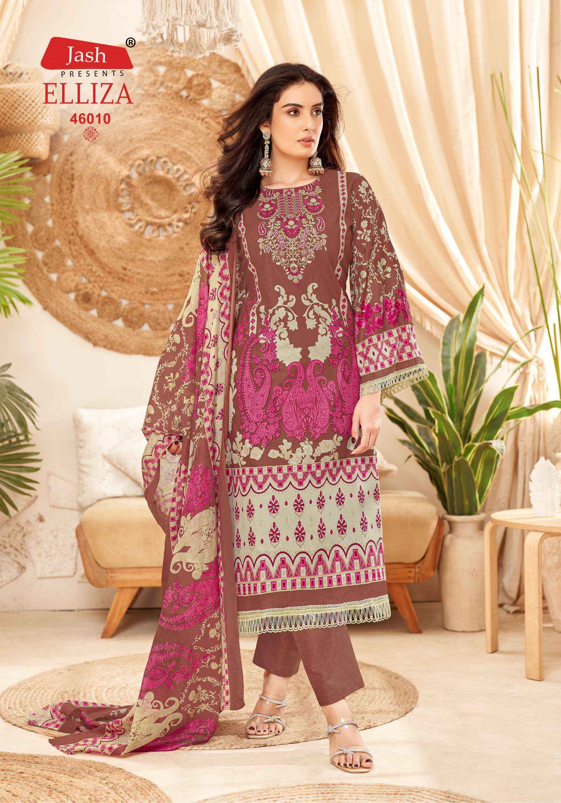 Jash cotton Elliza Vol 46 Cotton Dress Material Wholesale Price ( 10 pcs Catalogue )