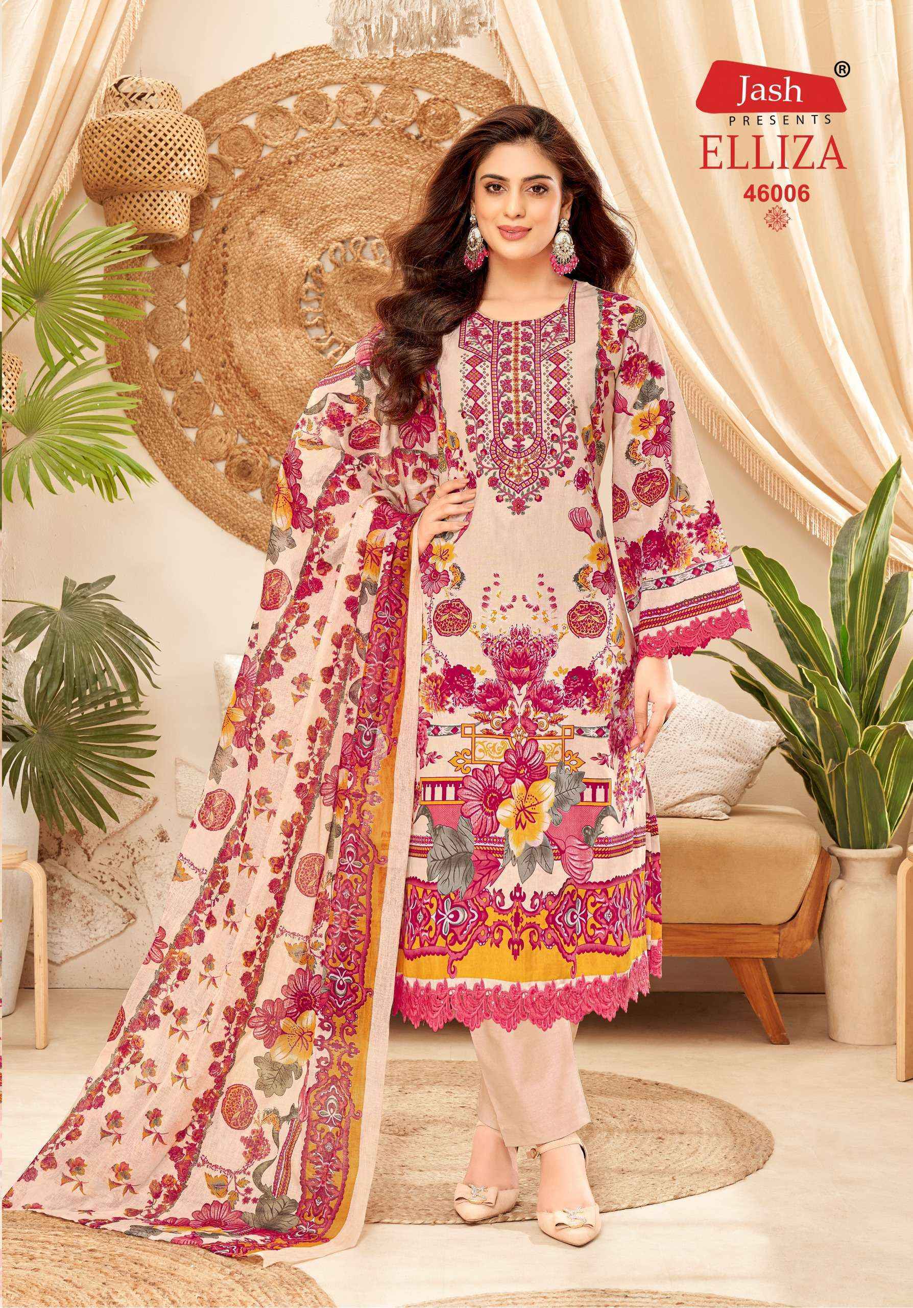 Jash cotton Elliza Vol 46 Cotton Dress Material Wholesale Price ( 10 pcs Catalogue )