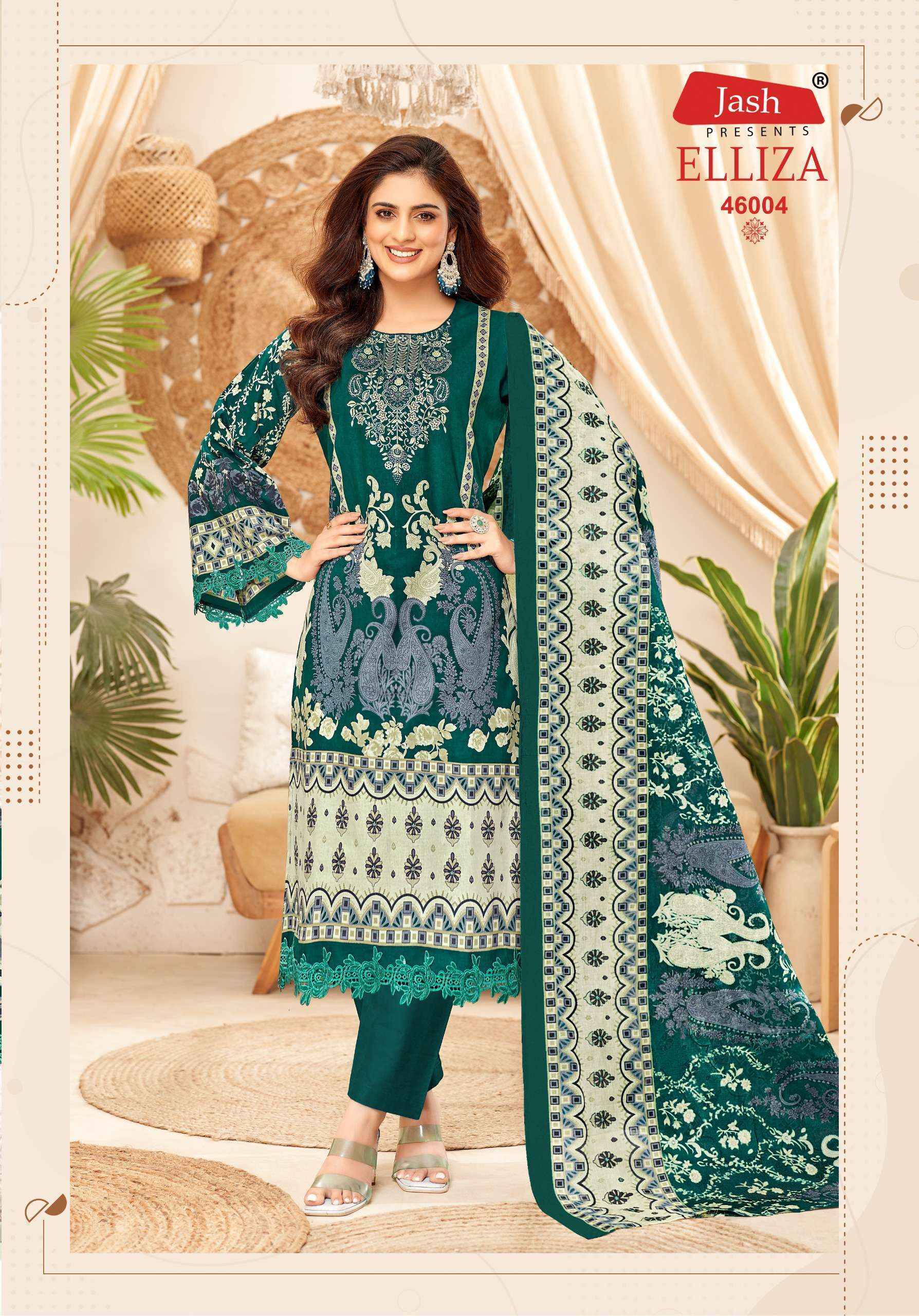 Jash cotton Elliza Vol 46 Cotton Dress Material Wholesale Price ( 10 pcs Catalogue )