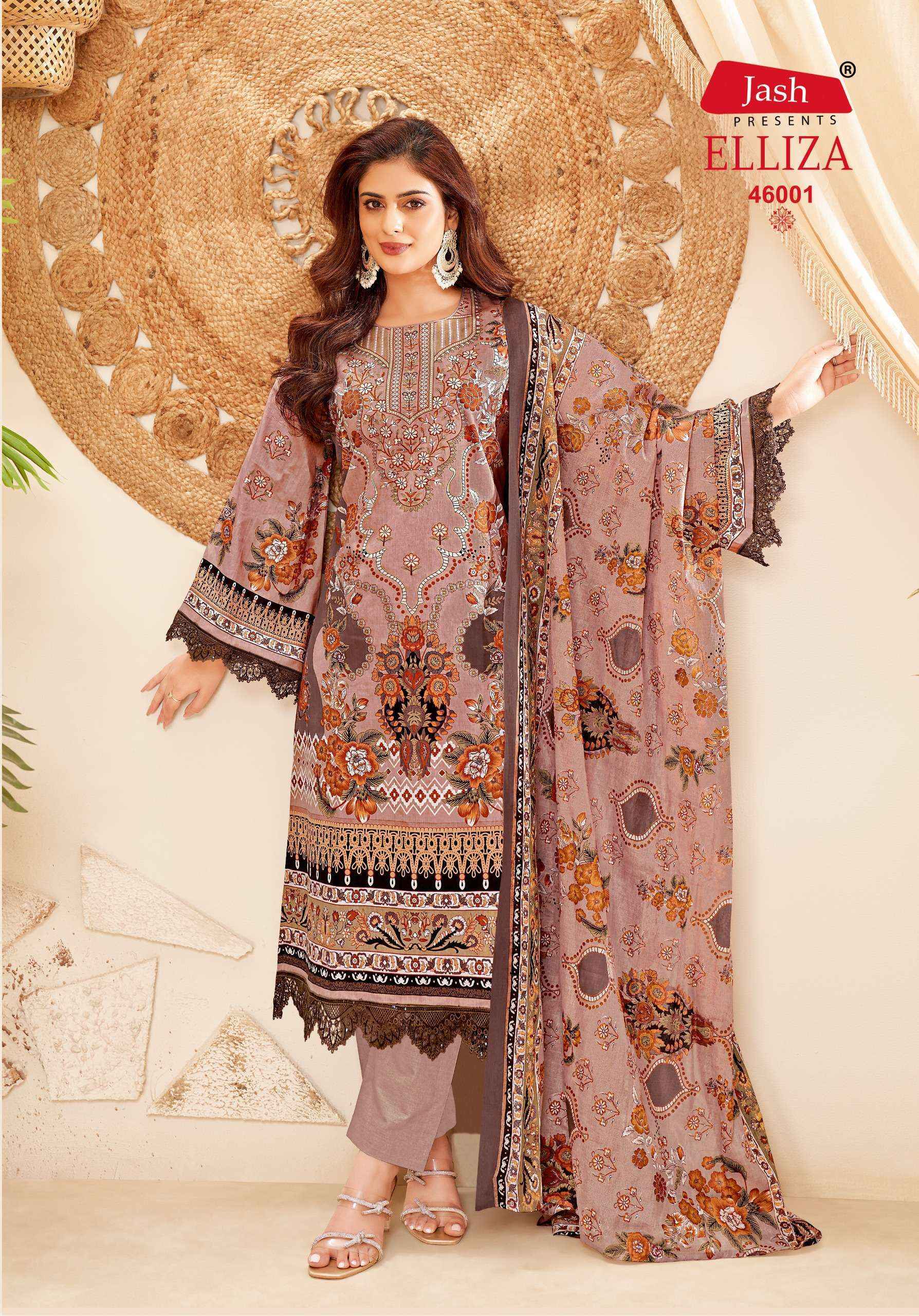 Jash cotton Elliza Vol 46 Cotton Dress Material Wholesale Price ( 10 pcs Catalogue )