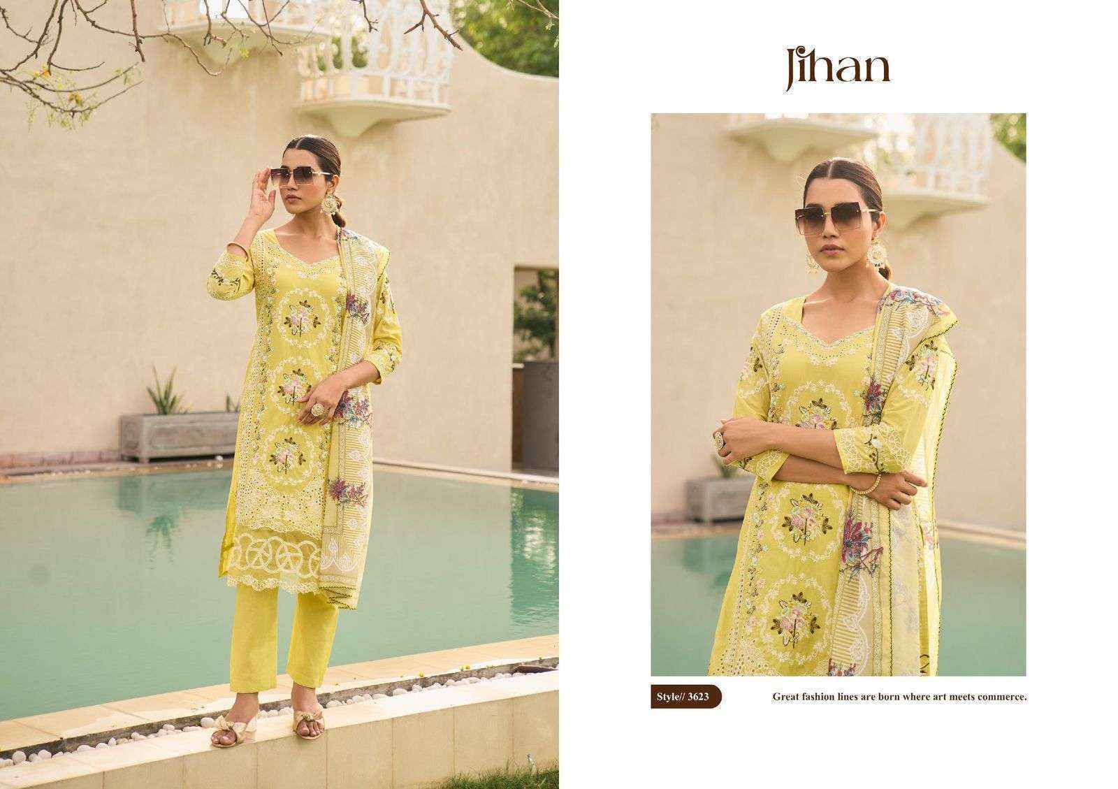 Jihan Taskeen Vol 3 Cotton Salwar Kameez Wholesale Rate ( 6 Pcs Catalog )