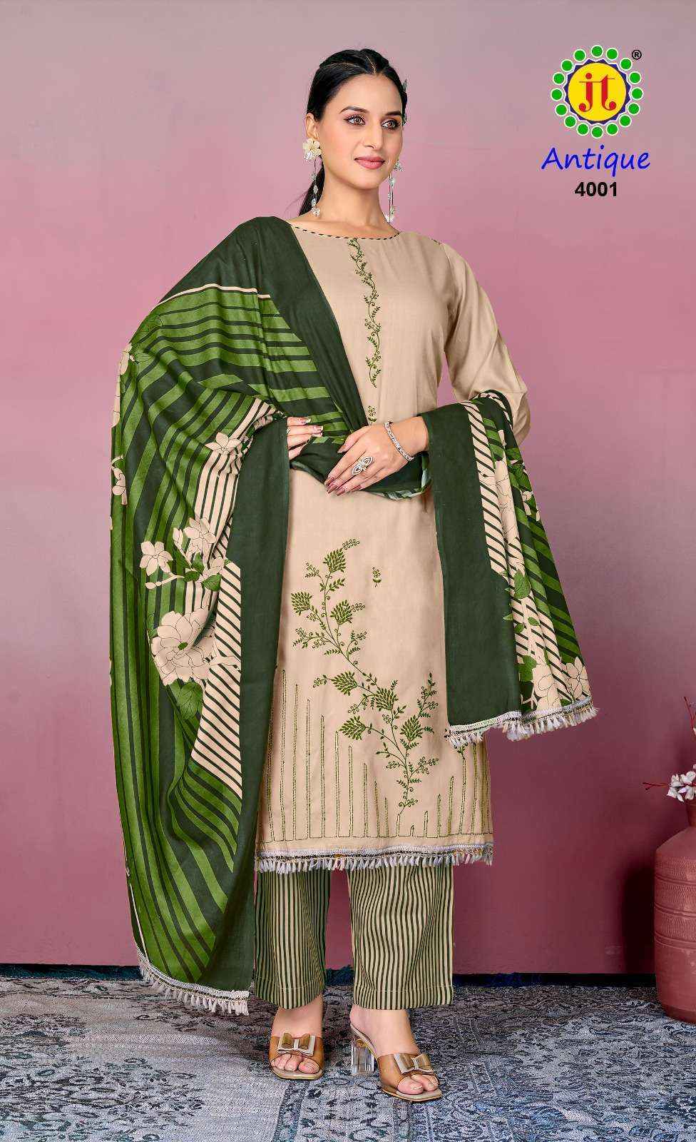 Jt Antique Vol 4 Rayon Dress Material New Catalog Online Shopping ( 5 pcs Catalogue )