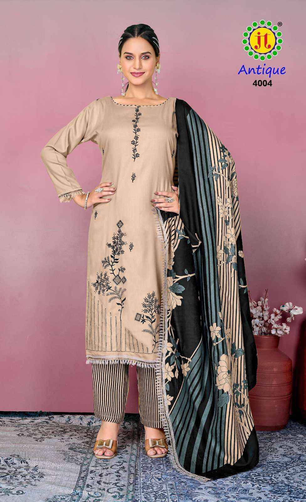 Jt Antique Vol 4 Rayon Dress Material New Catalog Online Shopping ( 5 pcs Catalogue )