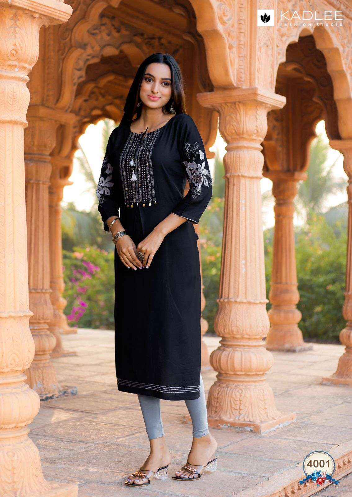 Kadlee Ladlee Rayon Kurti Wholesale Rate ( 6 Pcs Catalog )