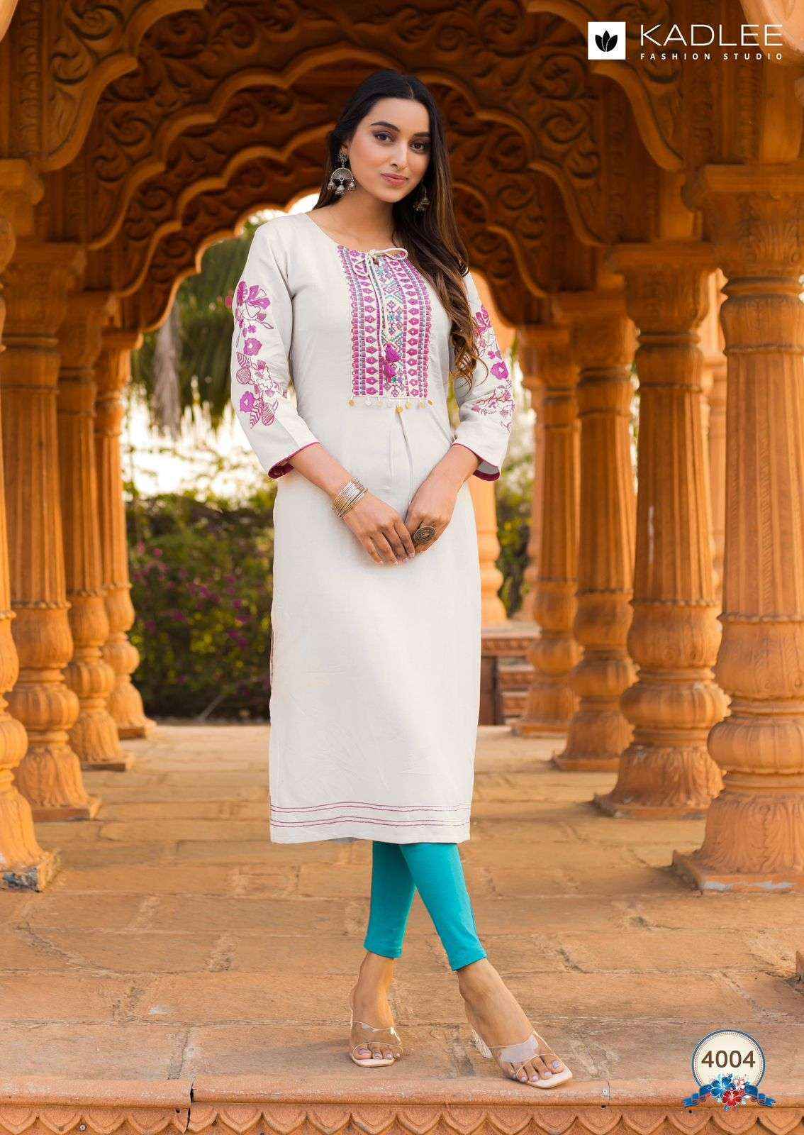 Kadlee Ladlee Rayon Kurti Wholesale Rate ( 6 Pcs Catalog )
