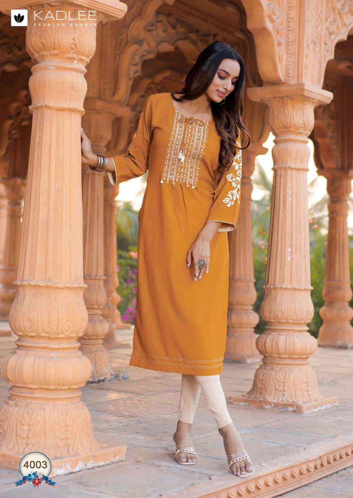 Kadlee Ladlee Rayon Kurti Wholesale Rate ( 6 Pcs Catalog )