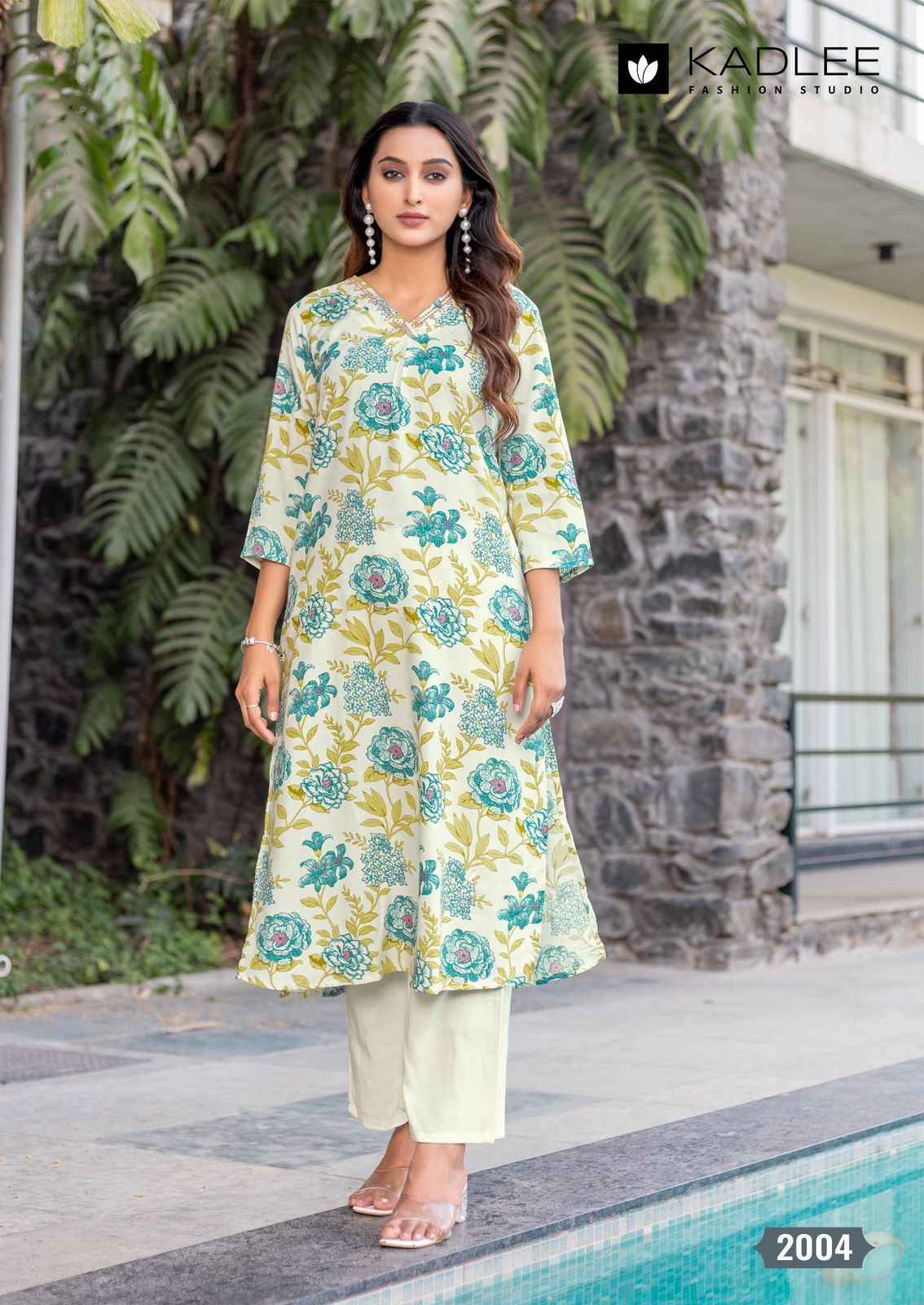 Kadlee Preetkala Rayon Kurti With Bottom Set Wholesale Rate ( 6 Pcs Catalog )