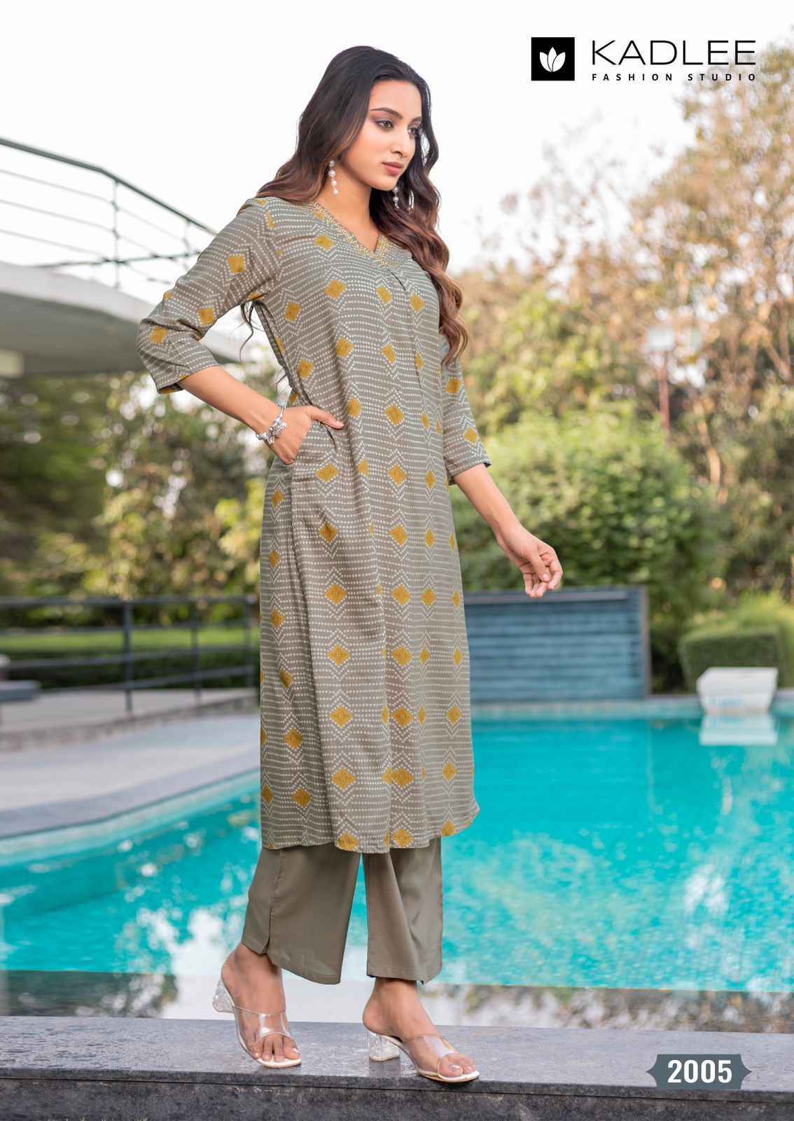 Kadlee Preetkala Rayon Kurti With Bottom Set Wholesale Rate ( 6 Pcs Catalog )