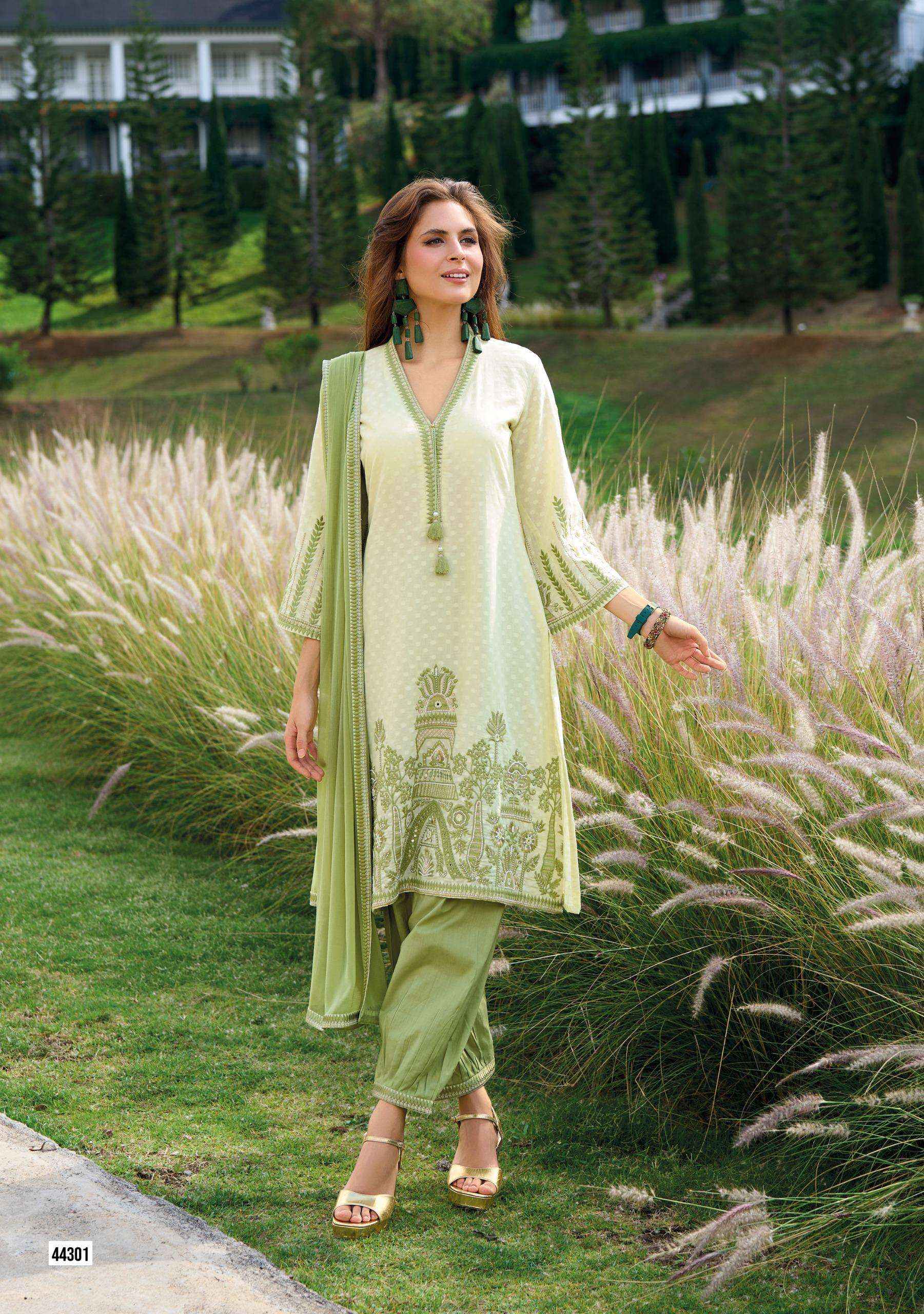 KAILEE FASHION SEHRA COTTON BEAUTIFUL DESIGNER LOOK LADIES SUIT ( 3 PCS CATALOGUE )
