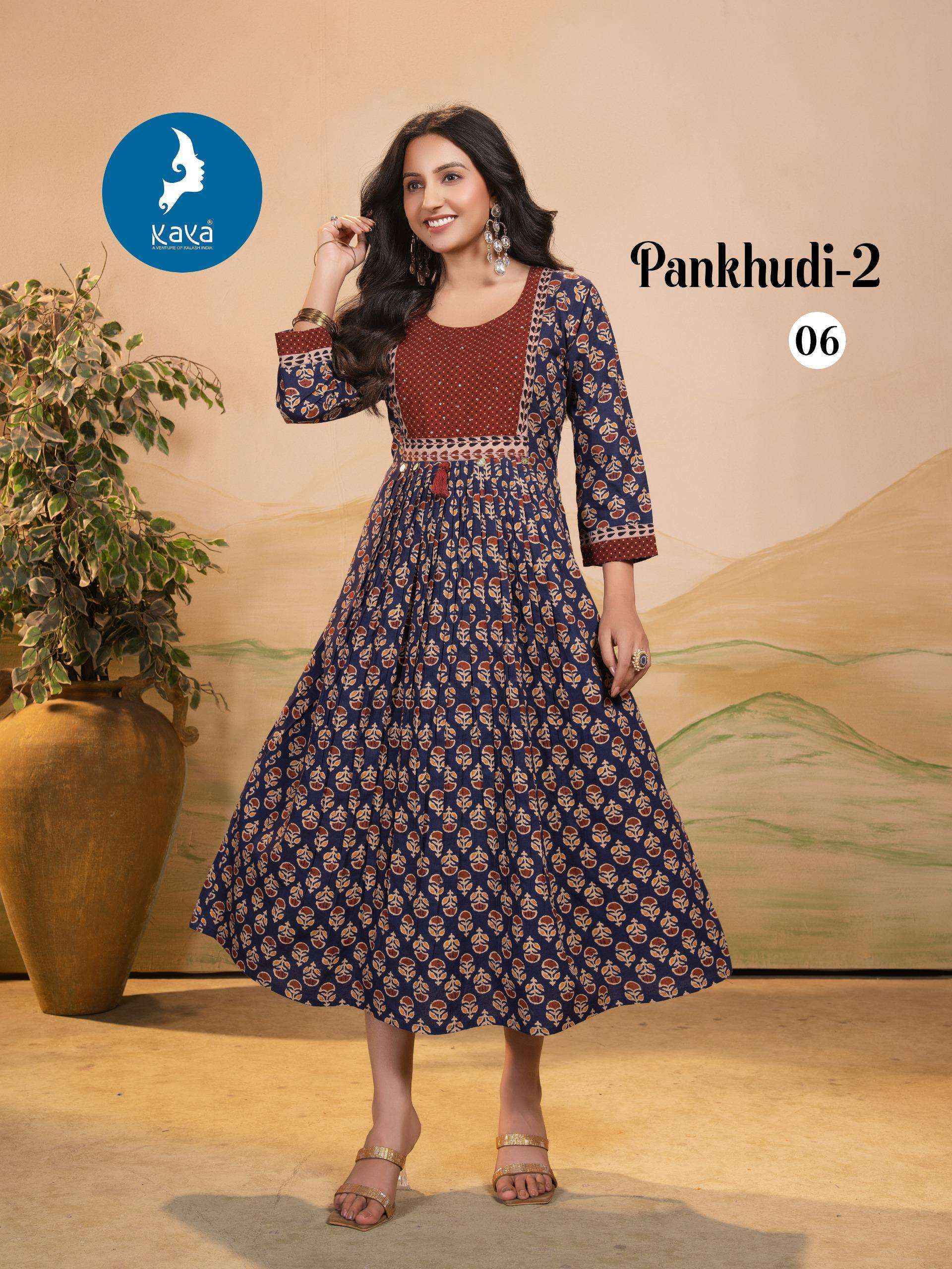 Kaya Pankhudi Vol 2 Cotton Readymade Suit Wholesale Rate ( 6 Pcs Catalog )