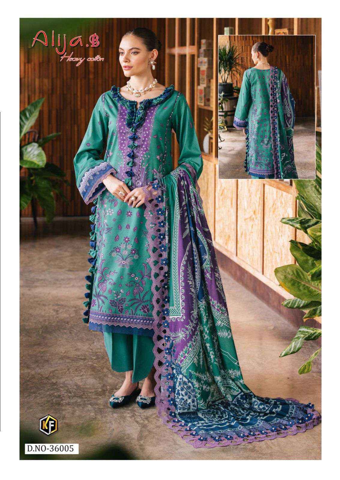 Keval Fab Alija B Vol 36 Cotton Pakistani Dress Material Online Shopping ( 6 pcs Catalogue )